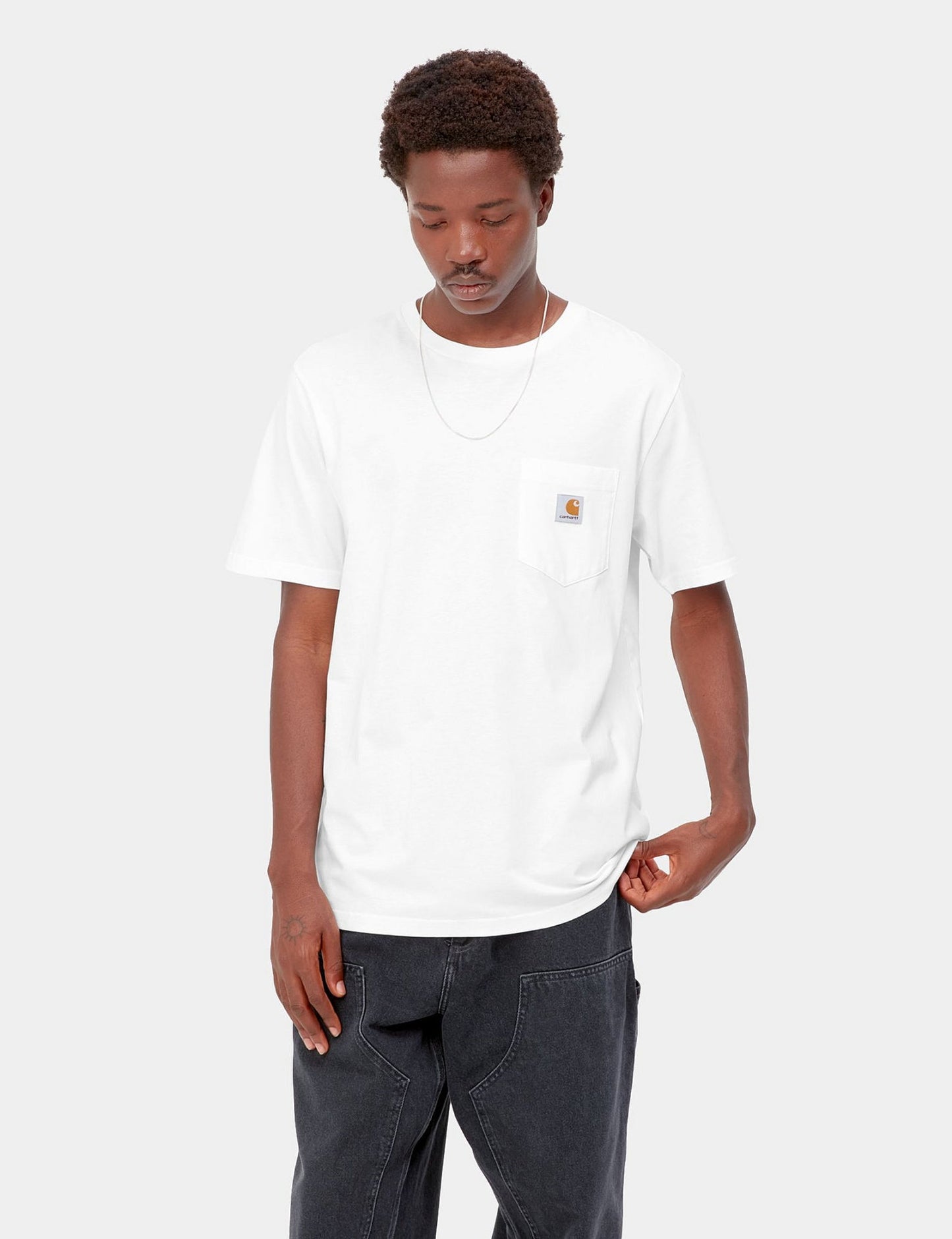 Taschen-T-Shirt – Nebelrosa