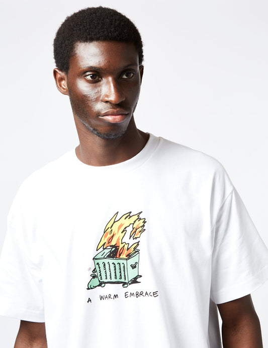 T-shirt « Étreinte chaleureuse » (bio) - Blanc