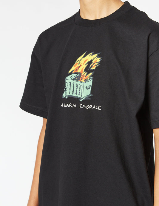 T-shirt « Tendre étreinte » (biologique) - Noir