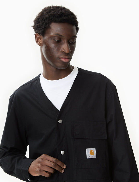 Elroy Overshirt – Schwarz