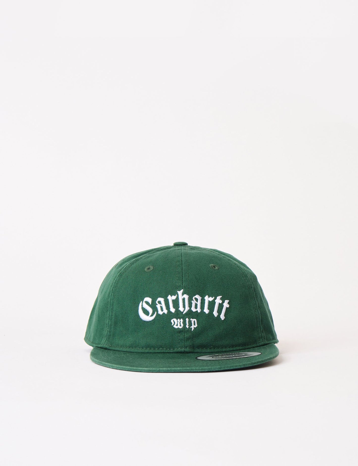 Onyx 6-Panel-Cap – Kerbelgrün/Weiß