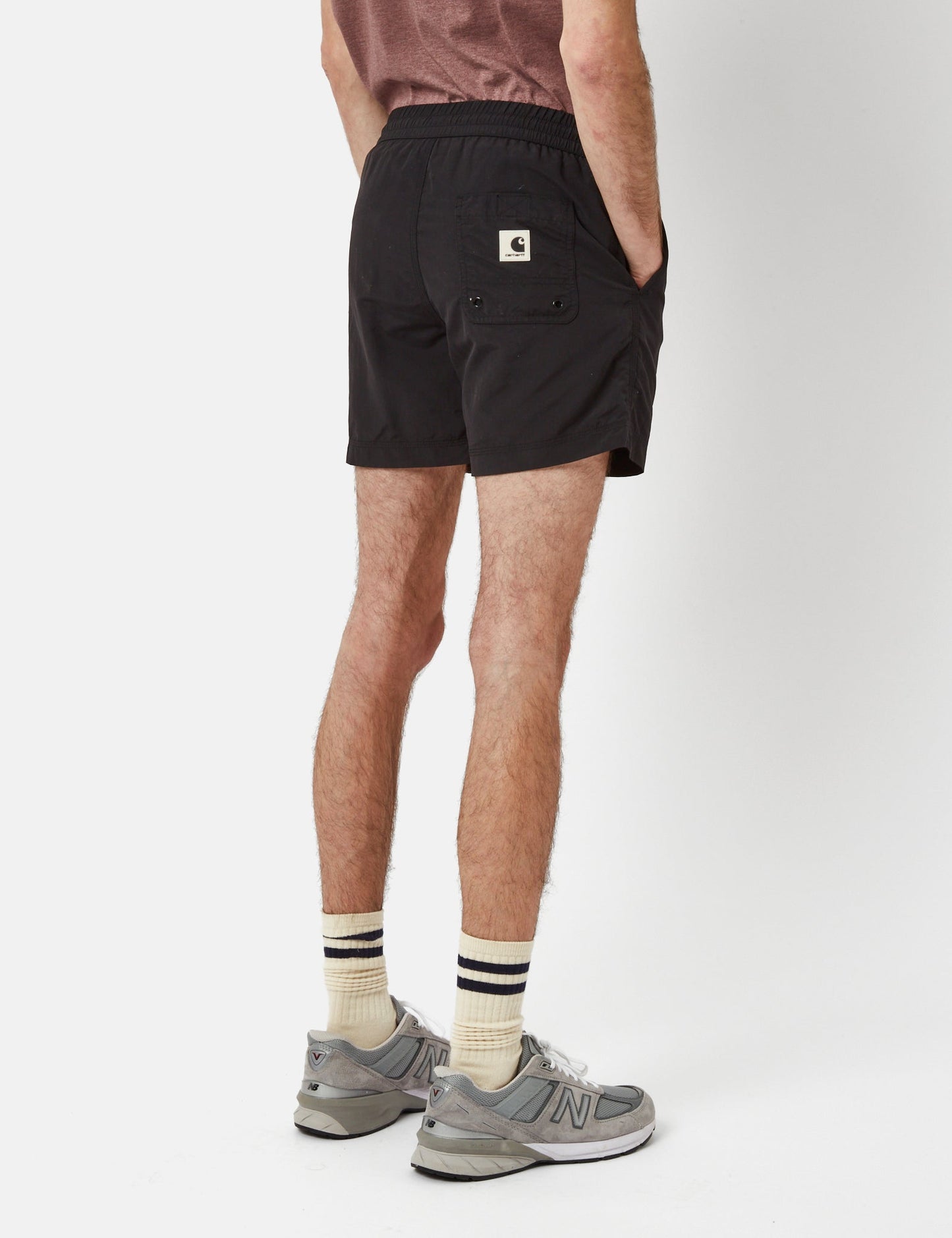 Badeshorts Drift – Schwarz