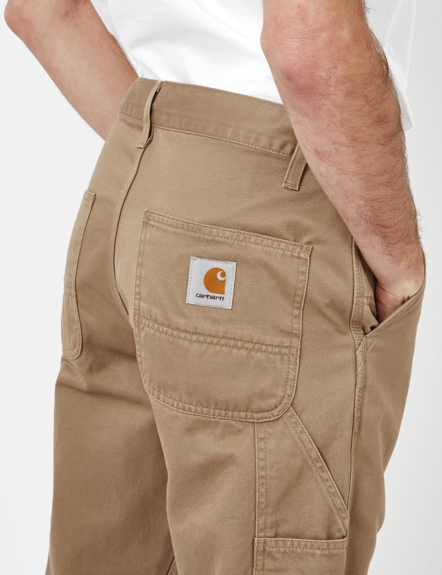 Pantalon Ruck Single Knee (coupe droite) - cuir délavé