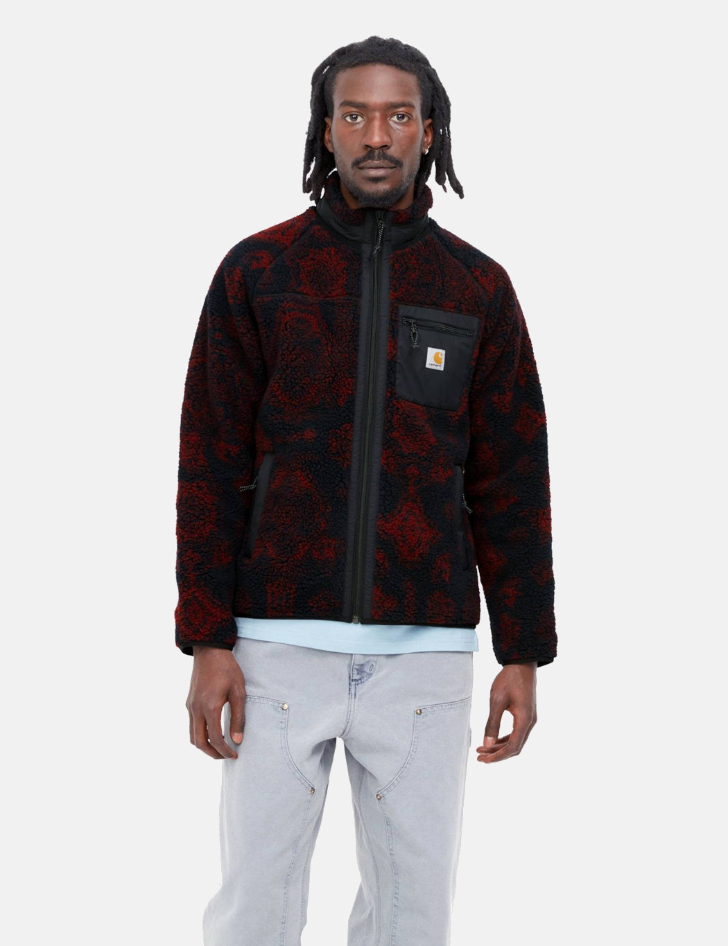 Veste doublée Prentis (Jacquard Verse) - Bleu marine foncé/Corvina