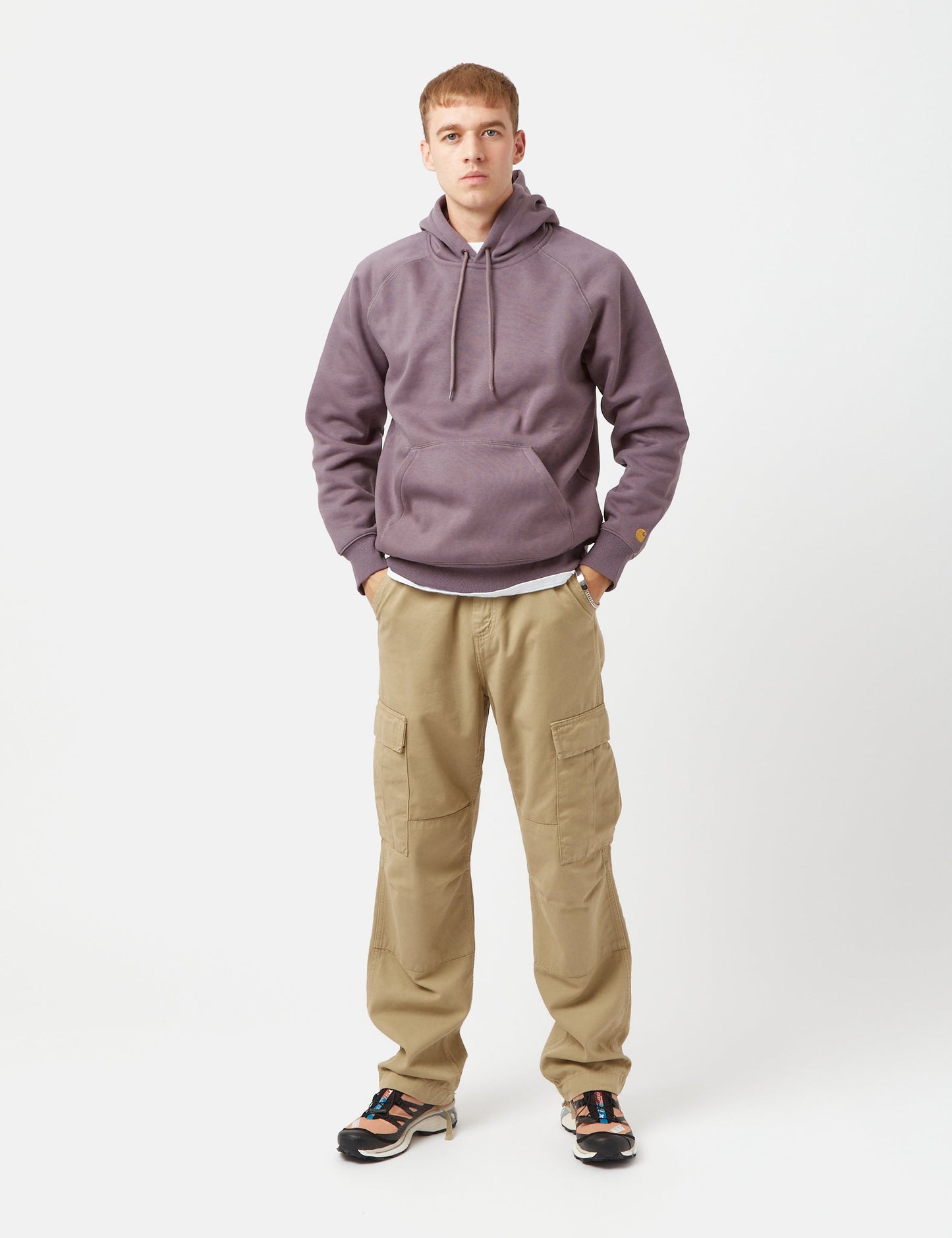 Chase Kapuzenpullover – Misty Thistle Pink