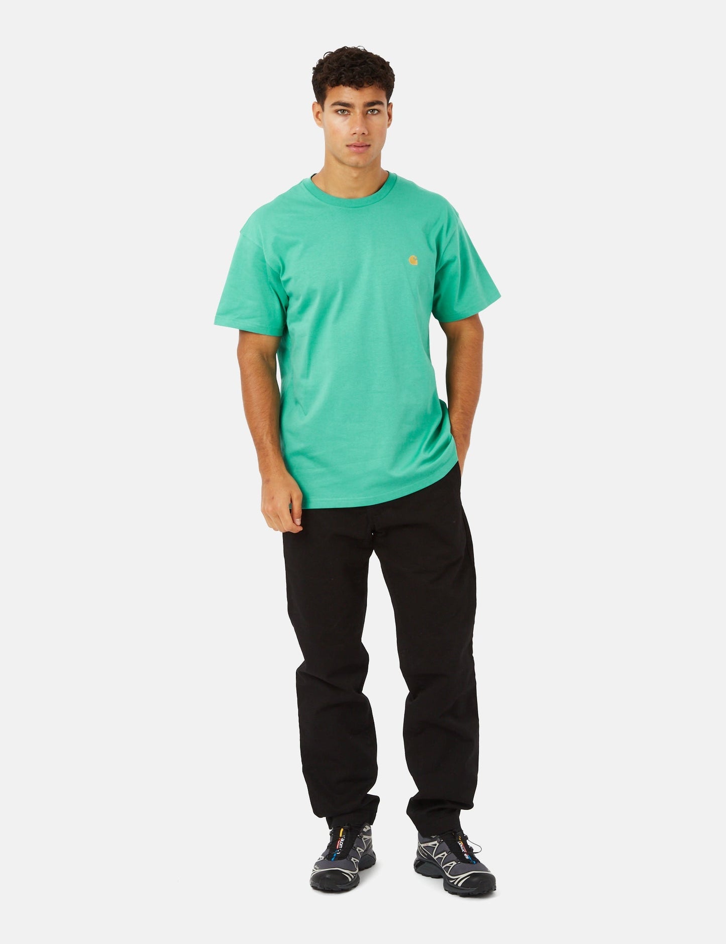 Chase T-Shirt (Lockere Passform) – Aqua-Grün