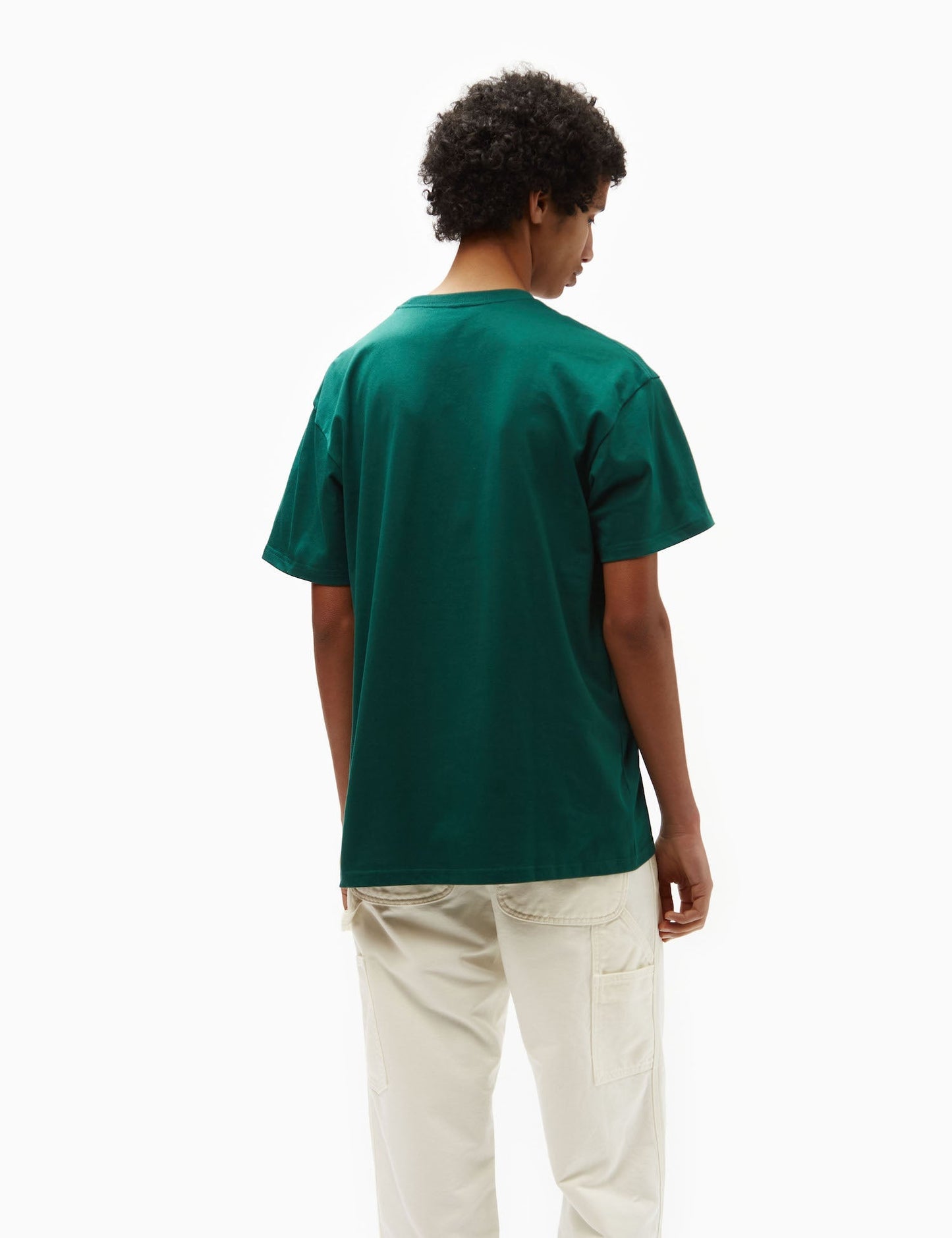 T-shirt ample Chase - Vert cerfeuil/Or