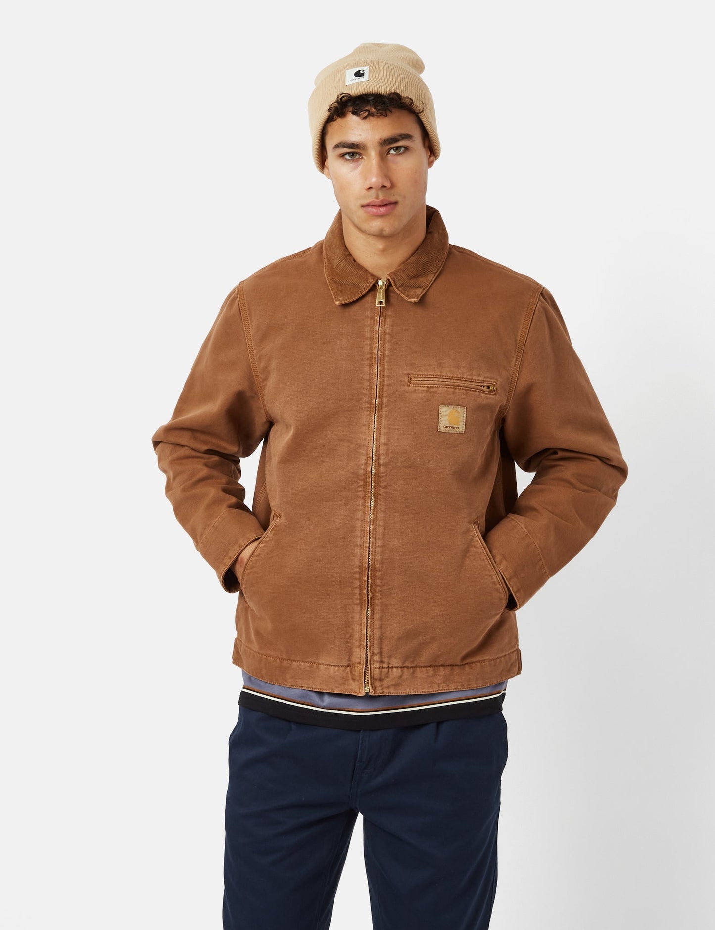 Veste Detroit (biologique) - Marron Faded Tamarind