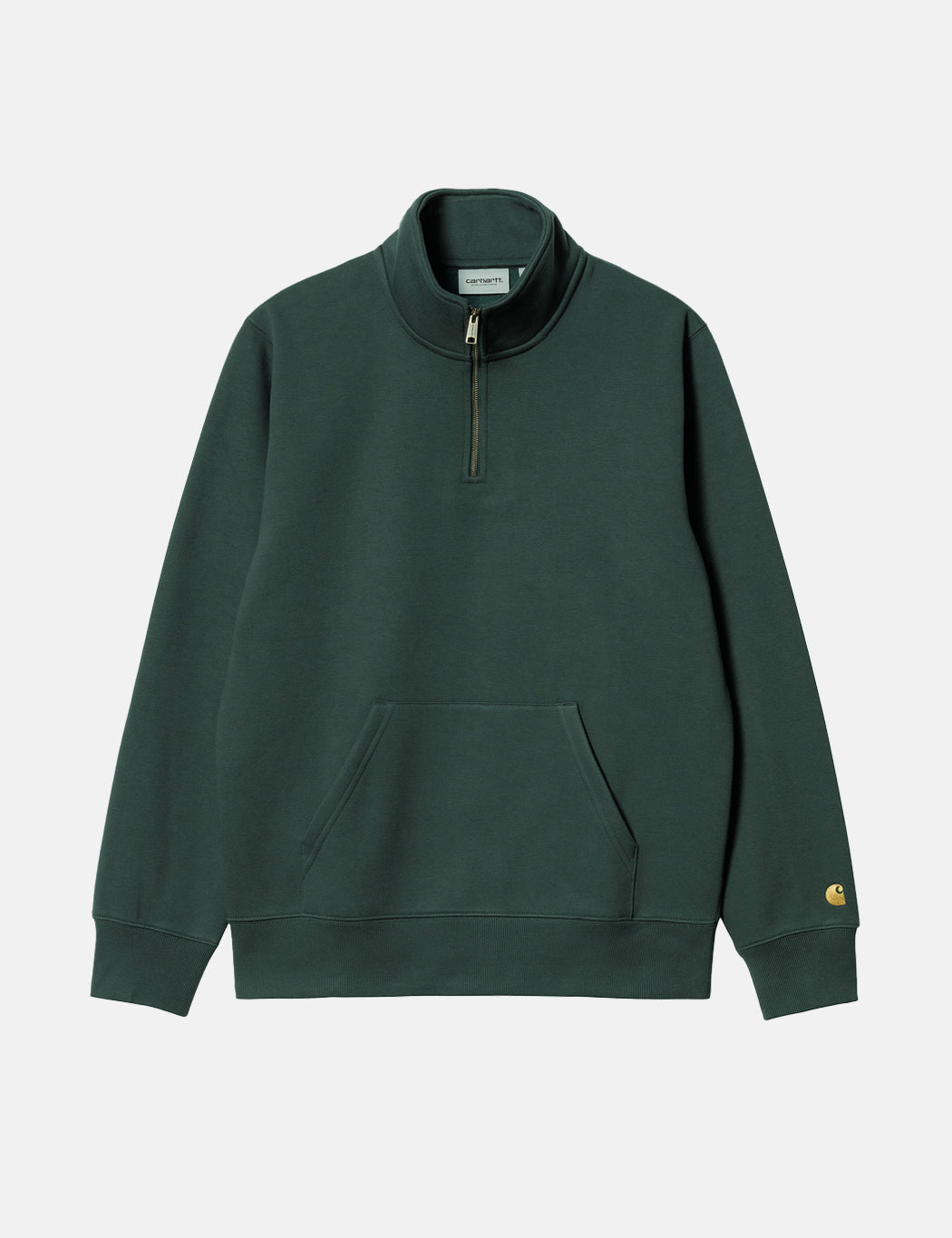 Chase Neck Zip Sweatshirt – Juniper Green