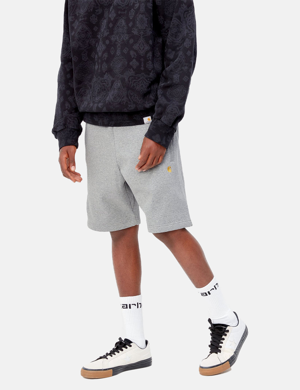 Shorts de sport Chase - Gris chiné
