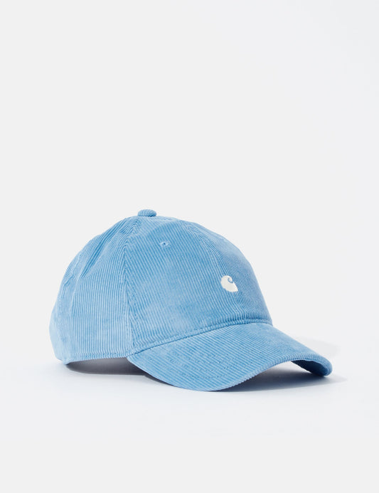 Casquette Harlem (Côtelé) - Bleu Piscine/Cire