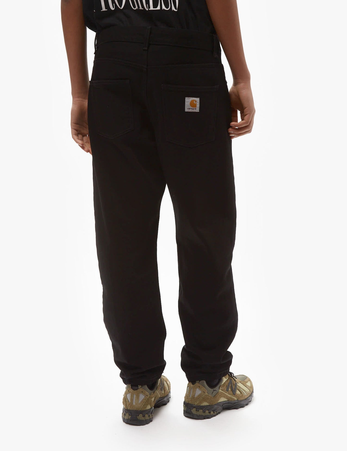 Pantalon Newel (décontracté) - Noir délavage unique