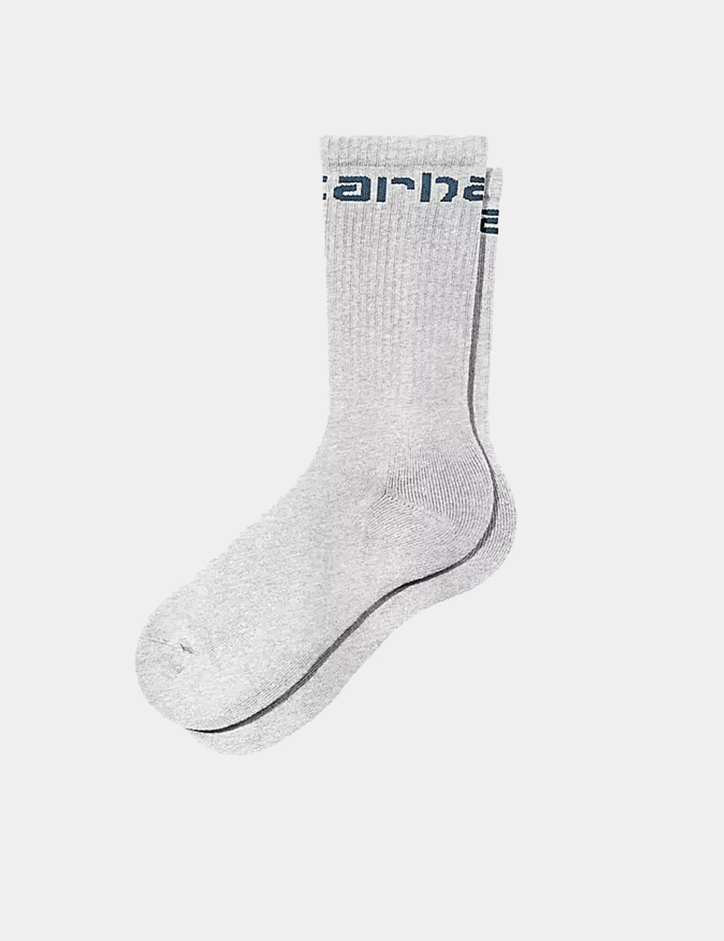 Socken - Aschgrau meliert/Liberty Blue