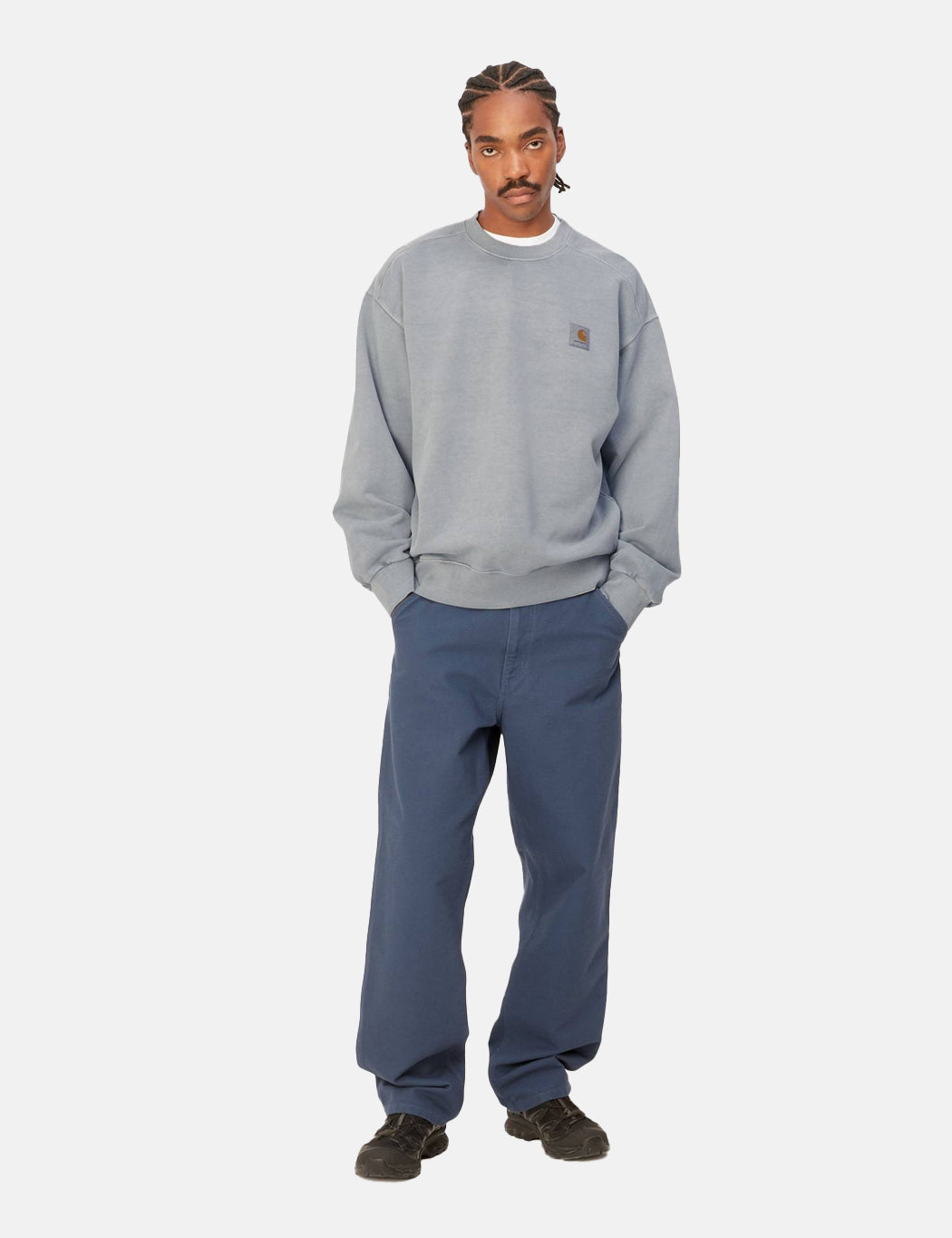 Sweat-shirt Vista - Gris miroir