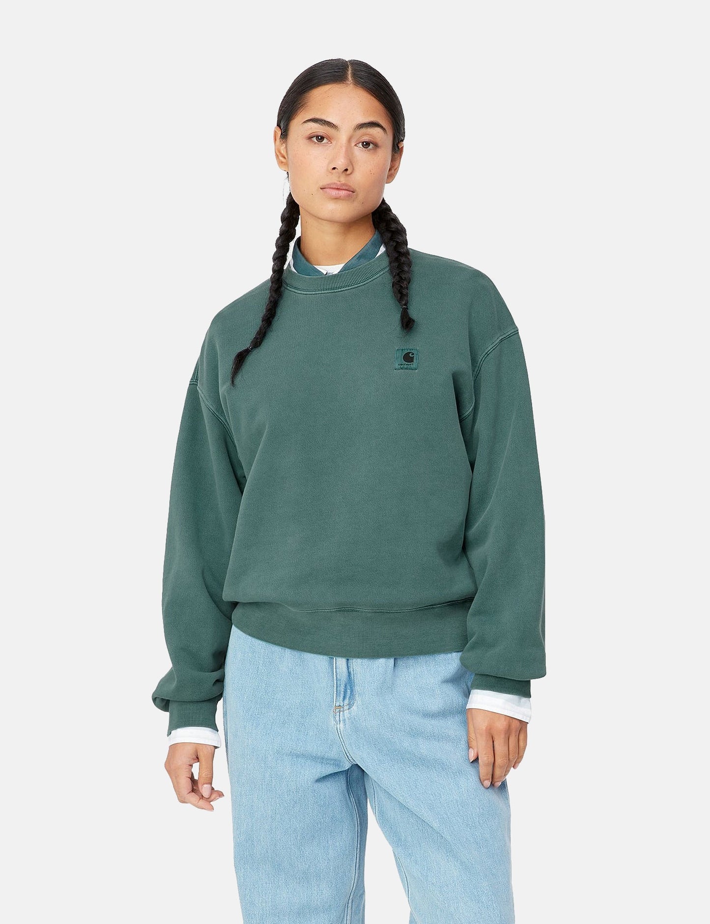 Sweat-shirt Nelson Femme - Vert botanique