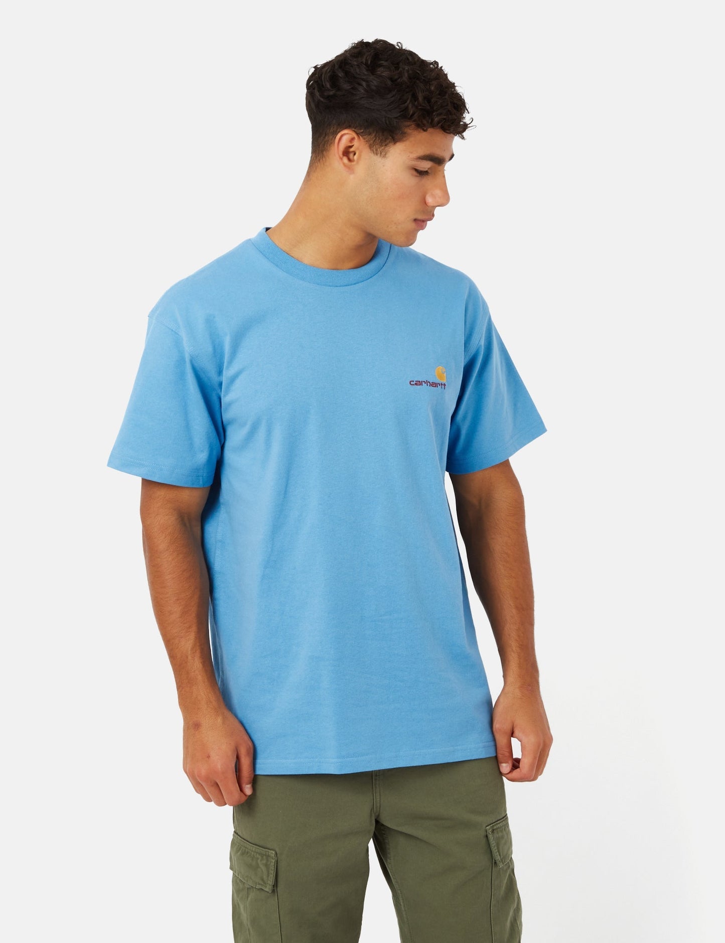 T-shirt American Script (biologique) - Vert botanique