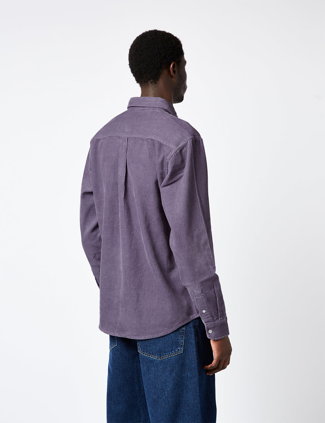 Madison Hemd (Feincord) - Glassy Purple