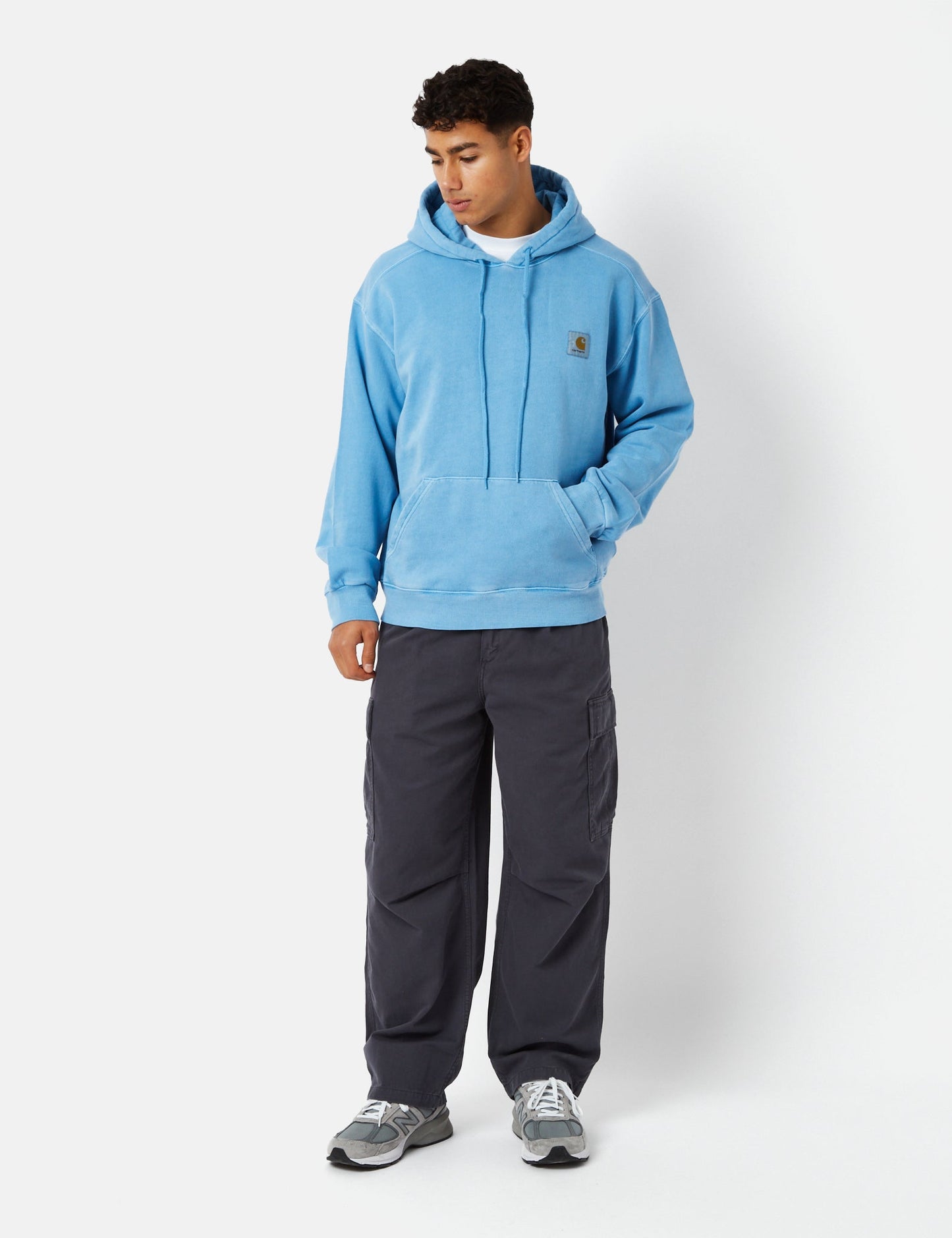 Nelson Kapuzenpullover - Piscine Blue