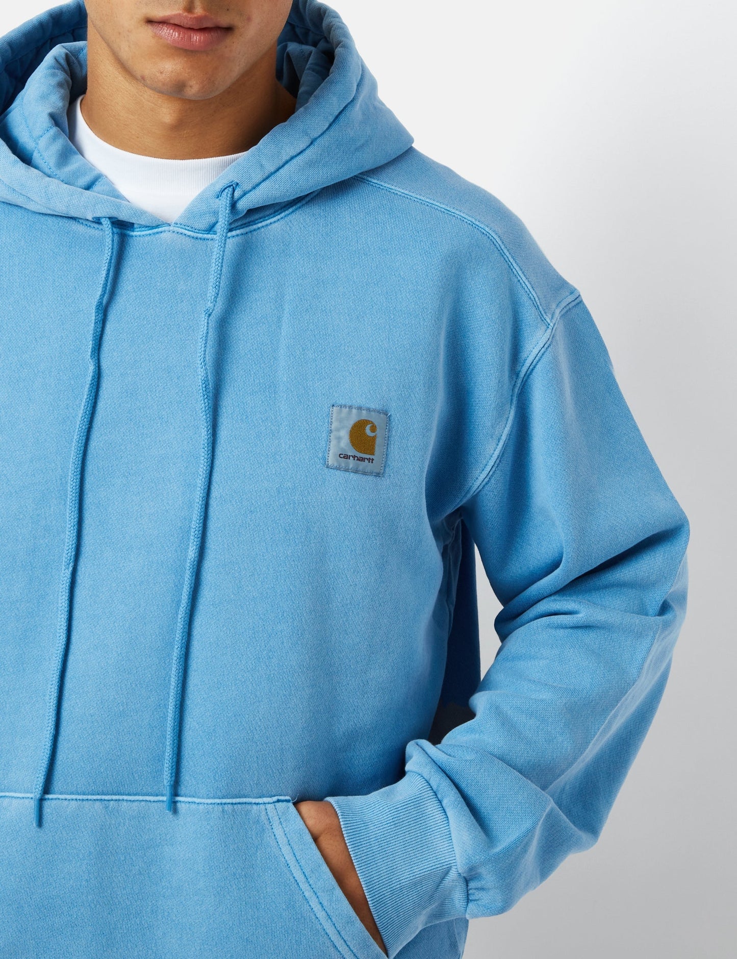 Nelson Kapuzenpullover - Piscine Blue