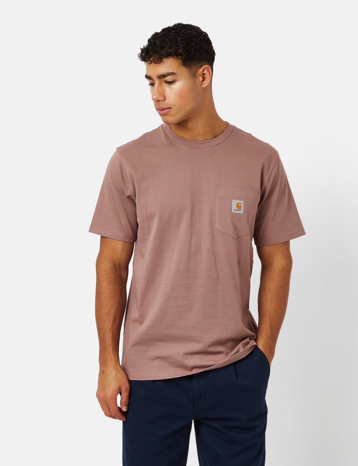 Taschen-T-Shirt (Regular) - Beryll