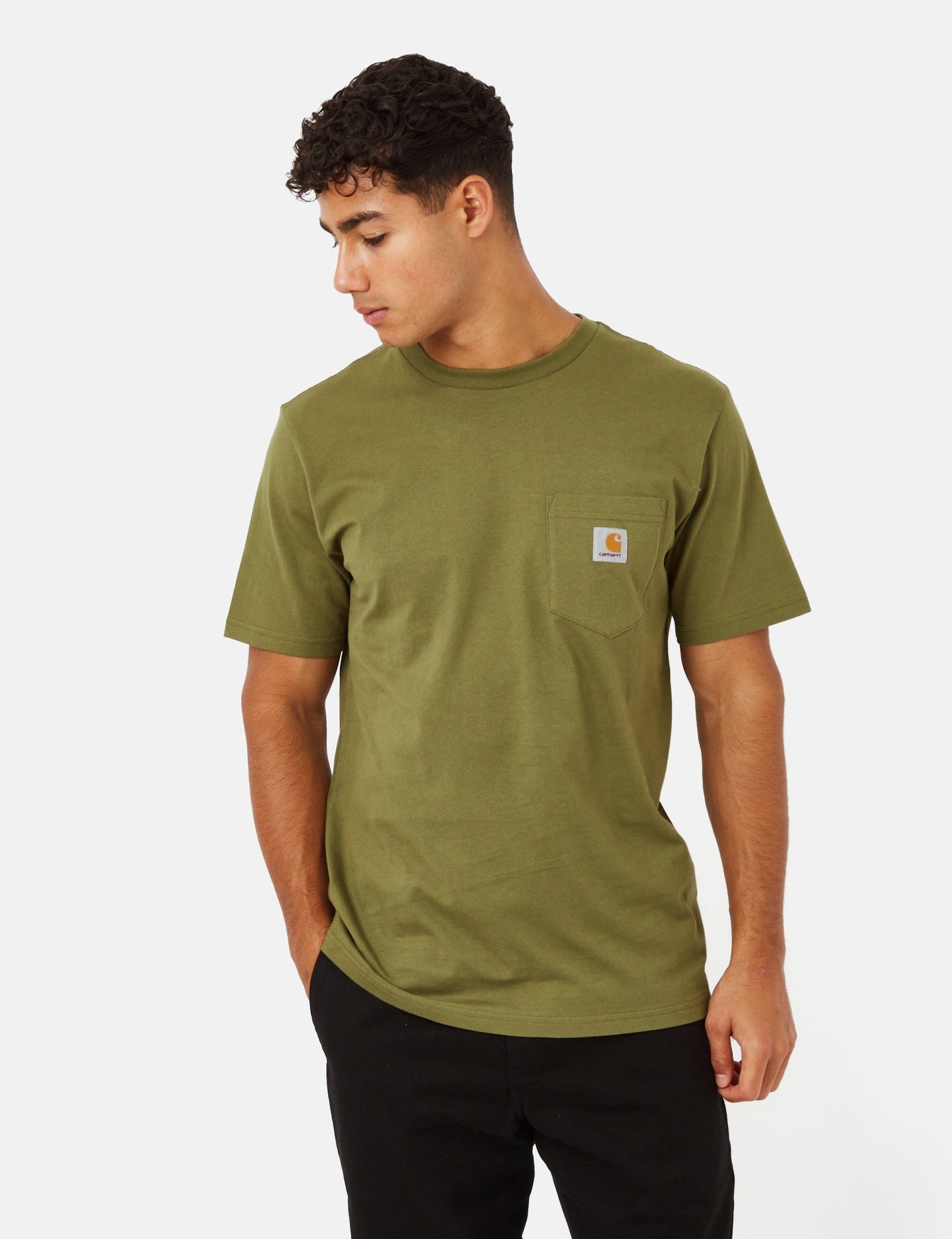 Taschen-T-Shirt (Regular) - Beryll