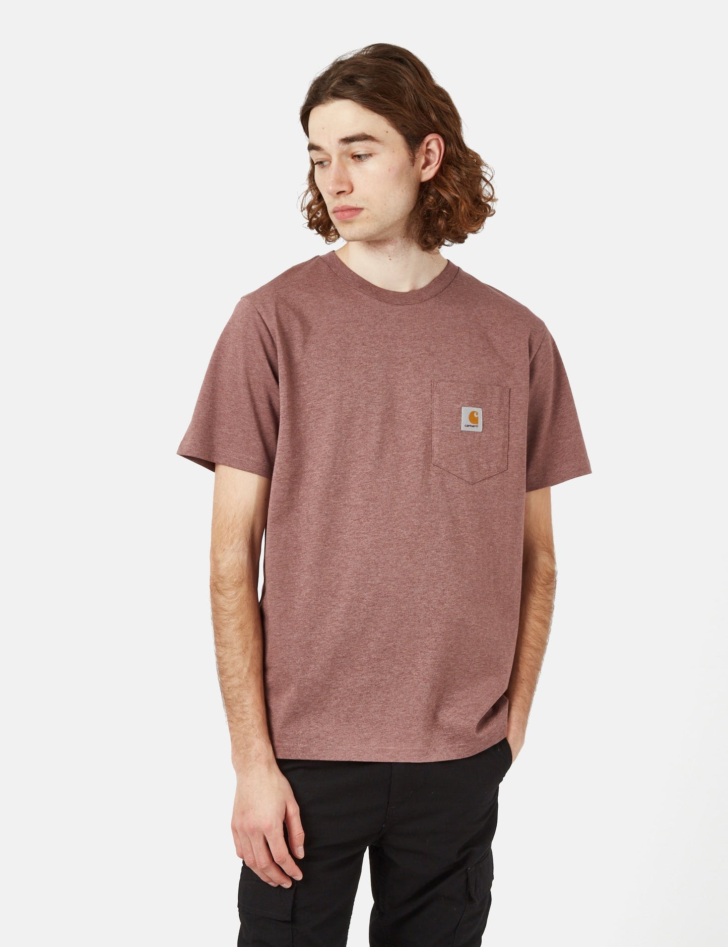 Taschen-T-Shirt (Regular) - Beryll