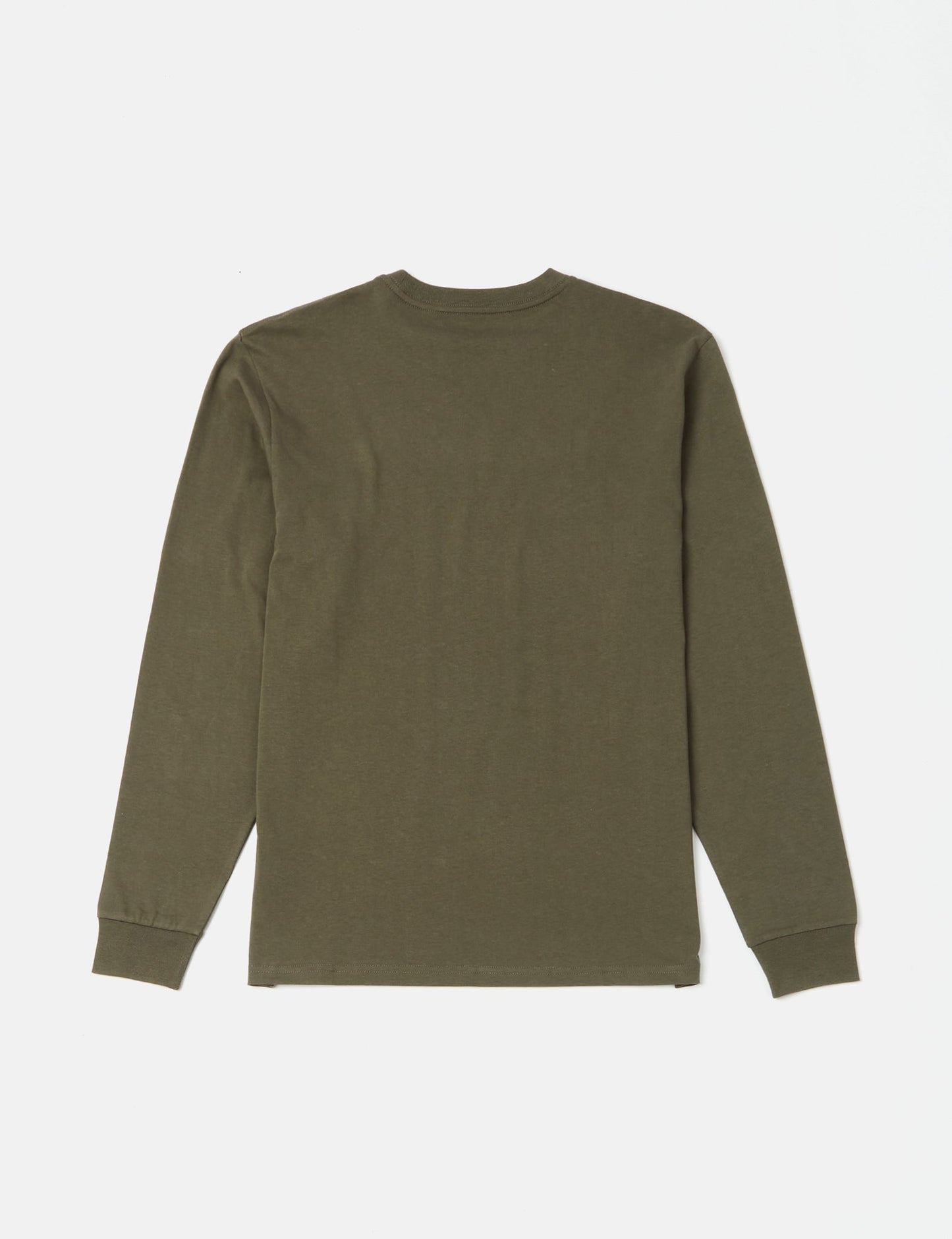 T-shirt à manches longues avec poche - Vert algue