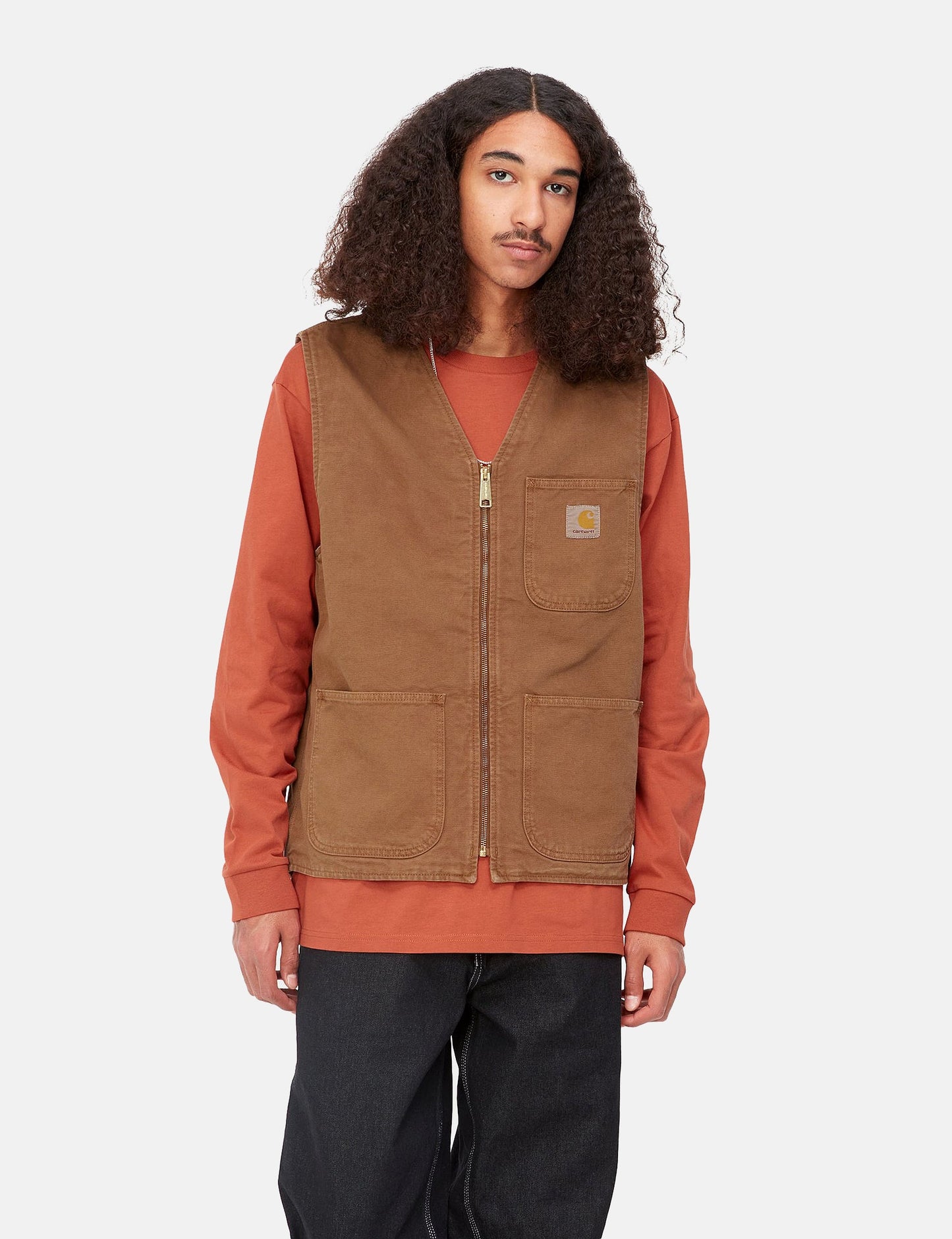 Arbor Weste – Bourbon Brown Aged Canvas