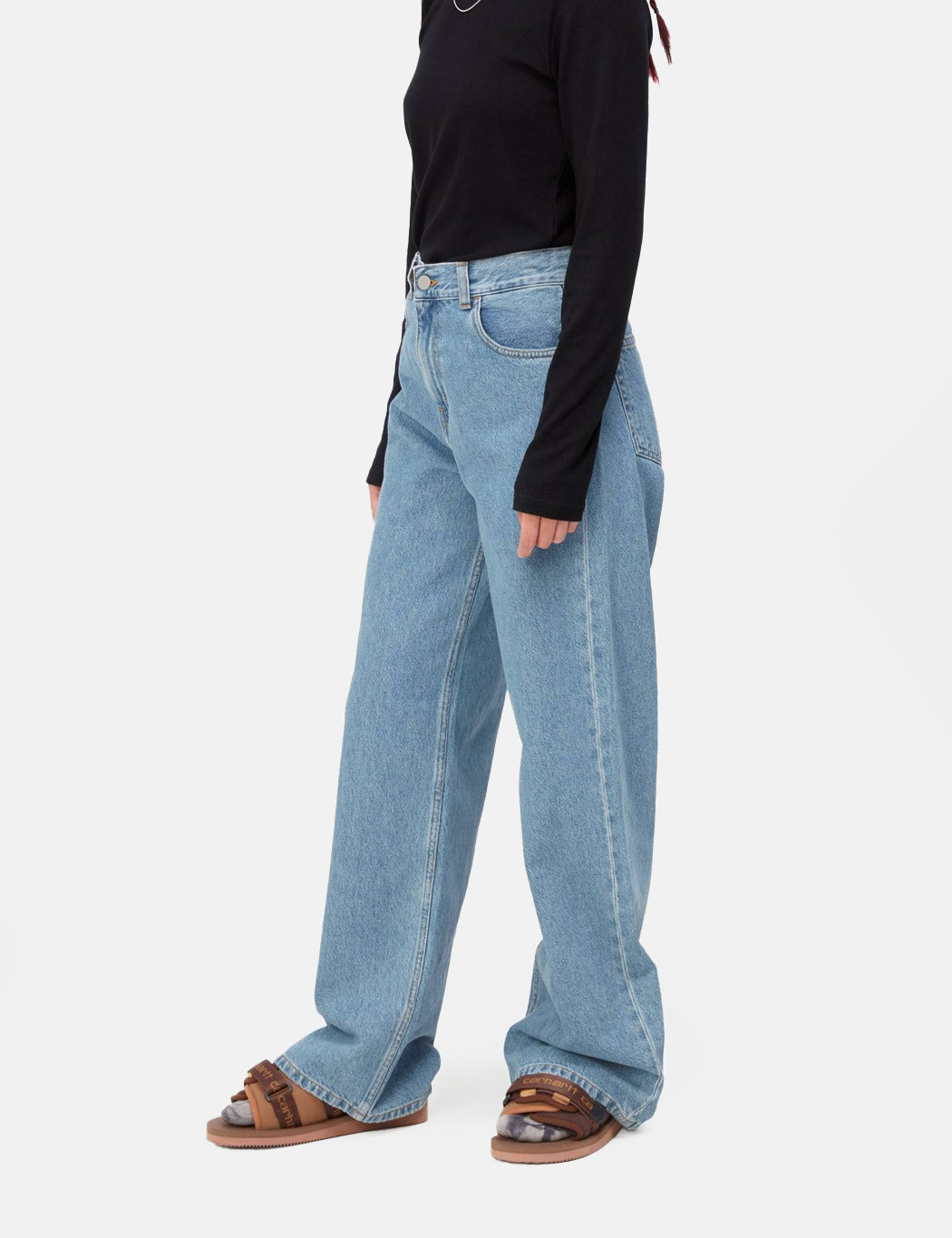 Pantalon Jane Femme (ample) - Bleu délavé intense
