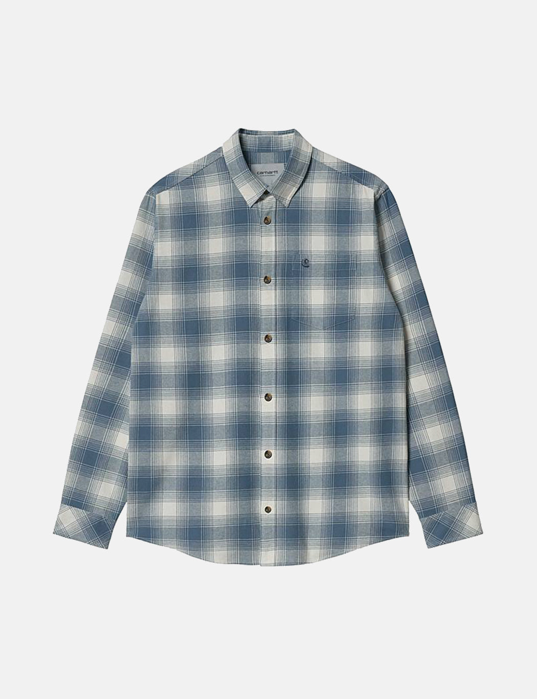 Chemise Deaver à carreaux - Bleu orage