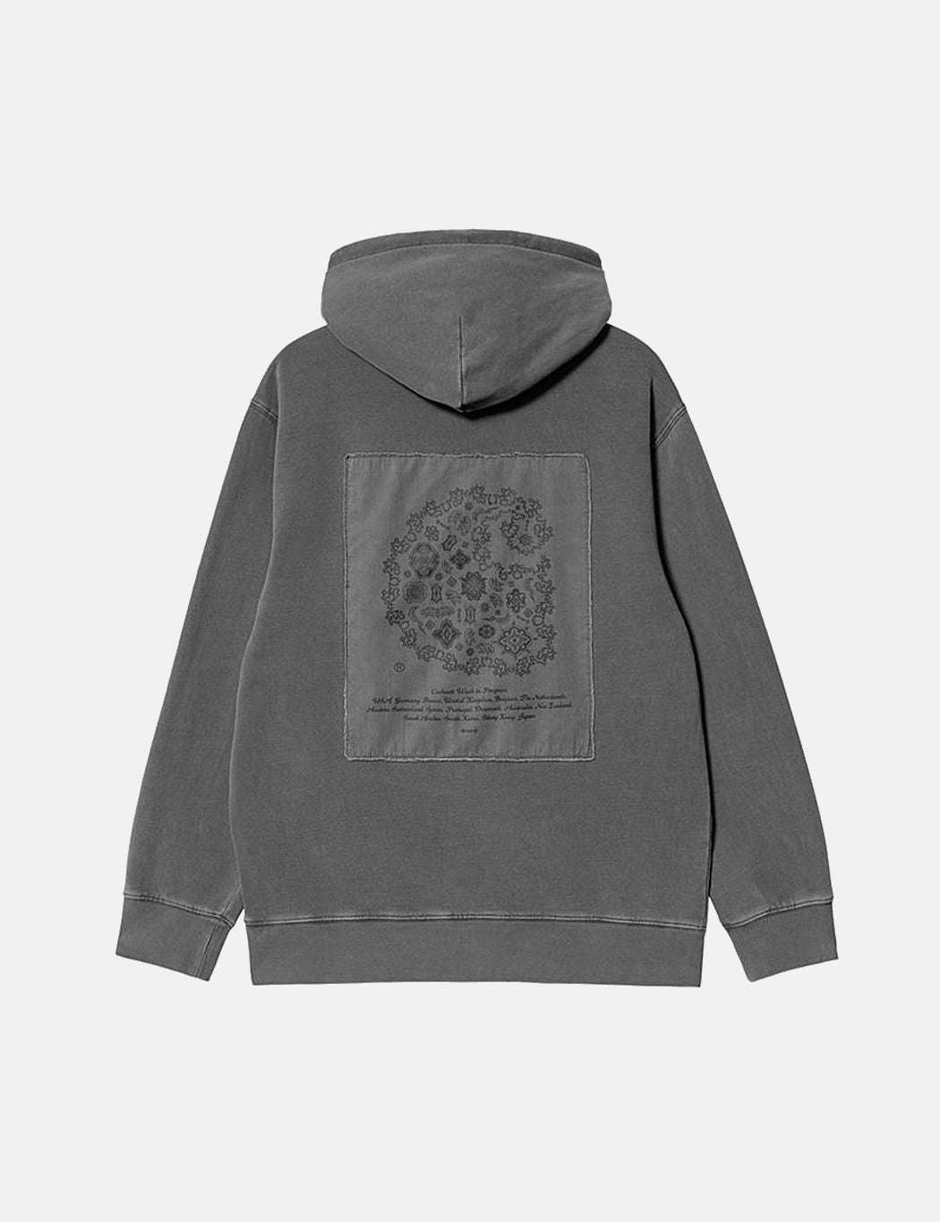 Sweat à capuche Verse Patch - Gris Vulcan