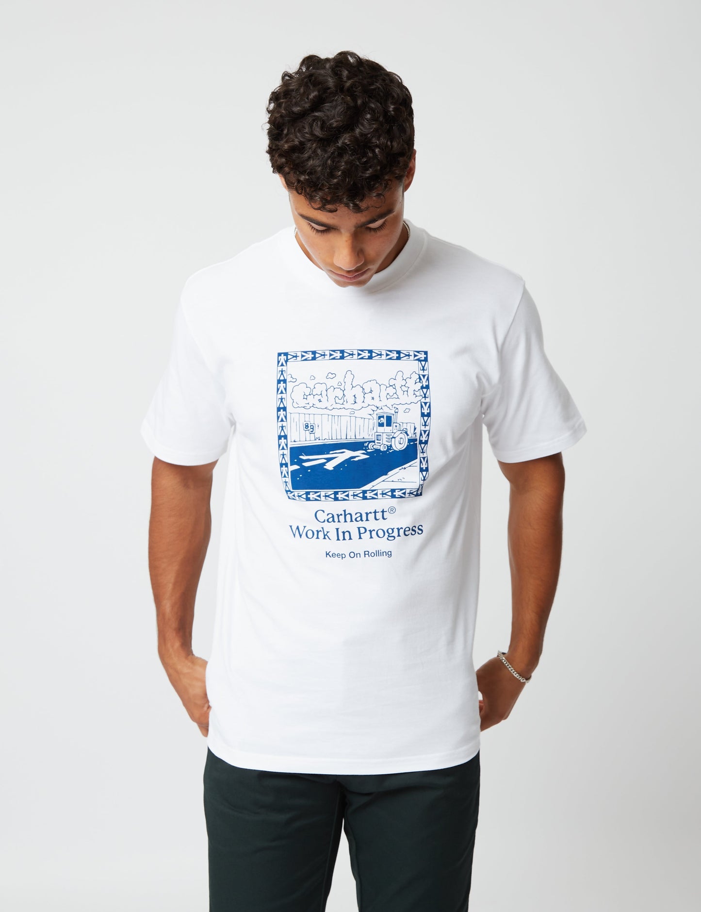 T-shirt Steamroller - Marron Ammonite