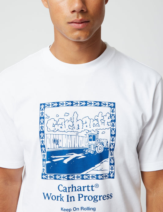Steamroller T-Shirt - White