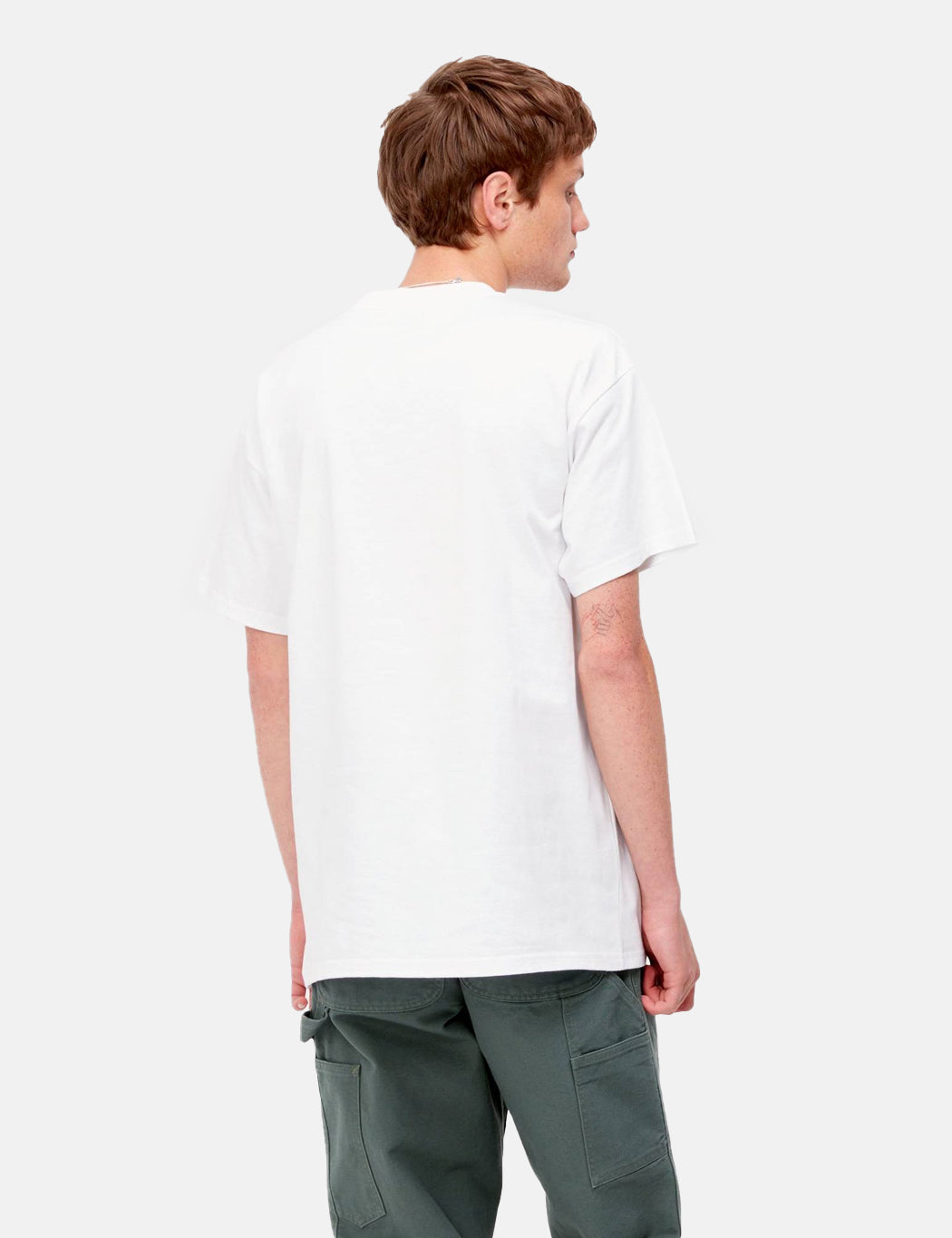 T-shirt Lucky Painter - Blanc/Vert Bonsaï