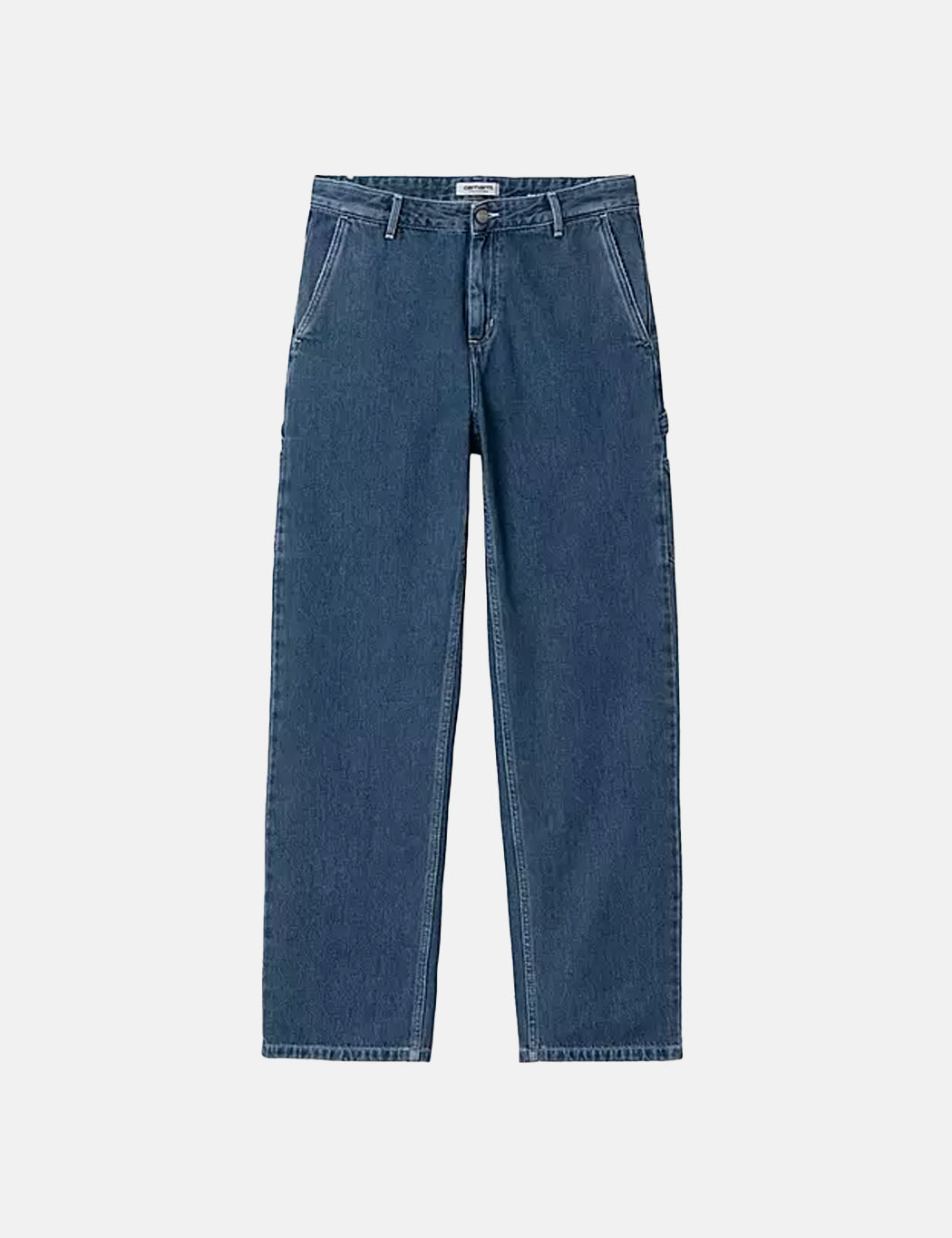 Pantalon Pierce (coupe droite) pour femme - Bleu délavé intense