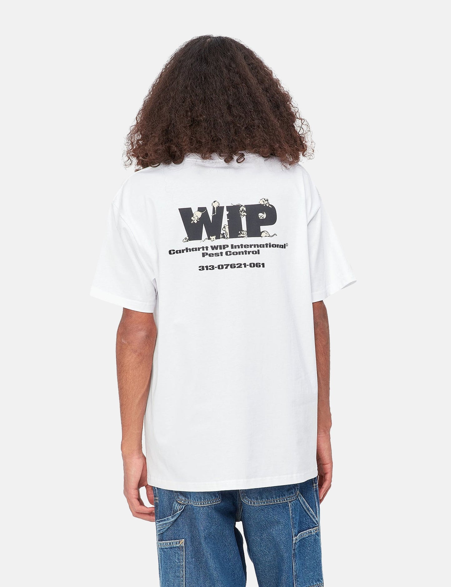 T-shirt de lutte antiparasitaire (bio) - Blanc