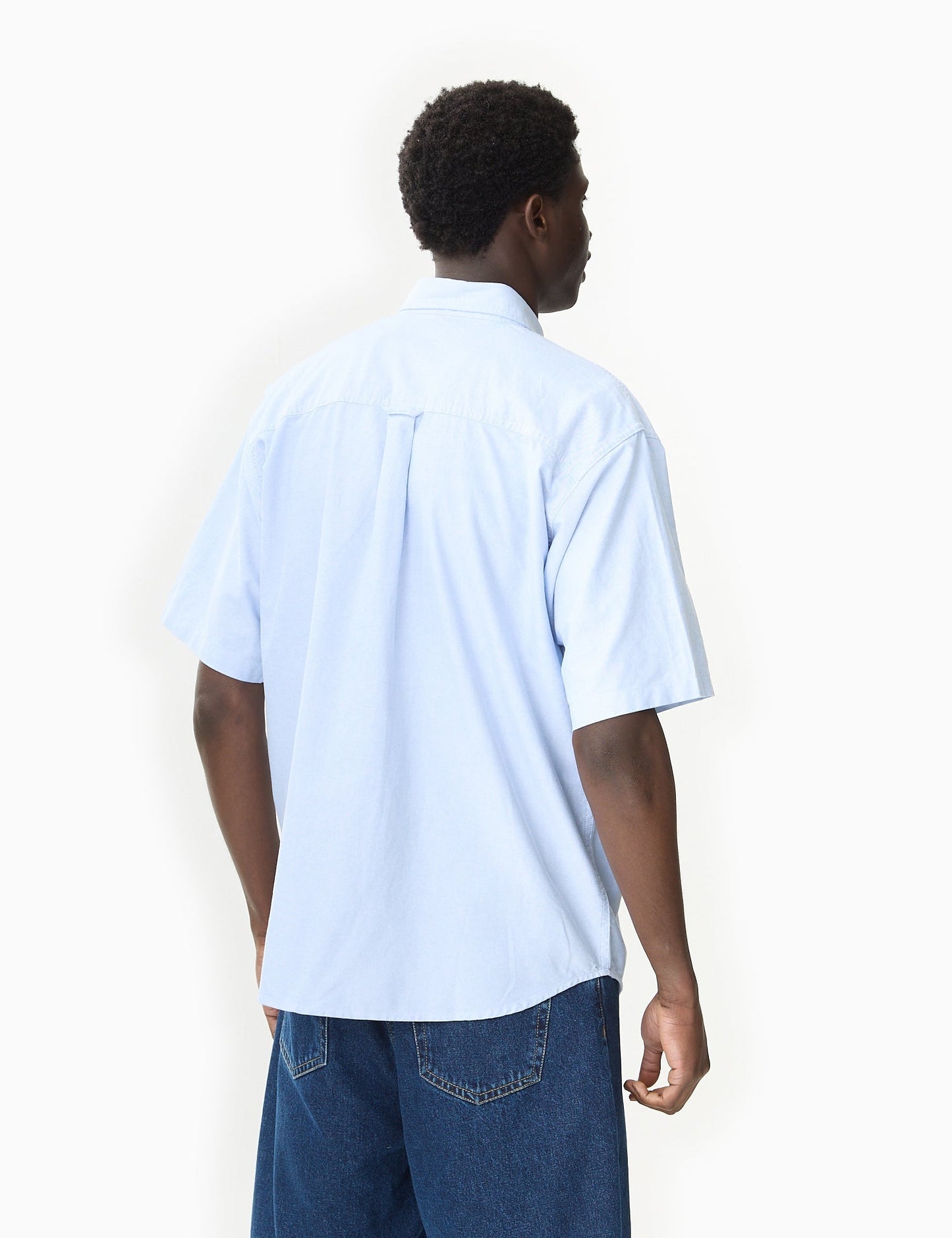 Hemd Braxton – Bleached Blue/Wax