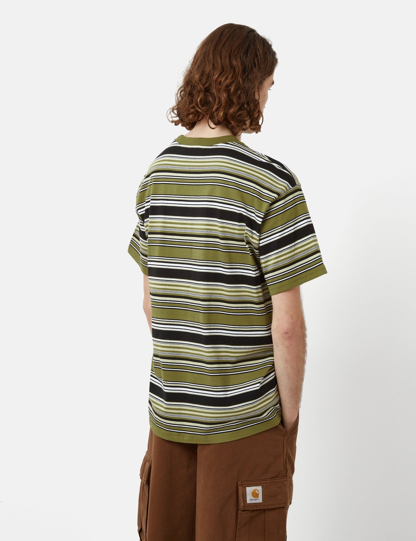 Lafferty T-Shirt (Streifen) – Kiwigrün