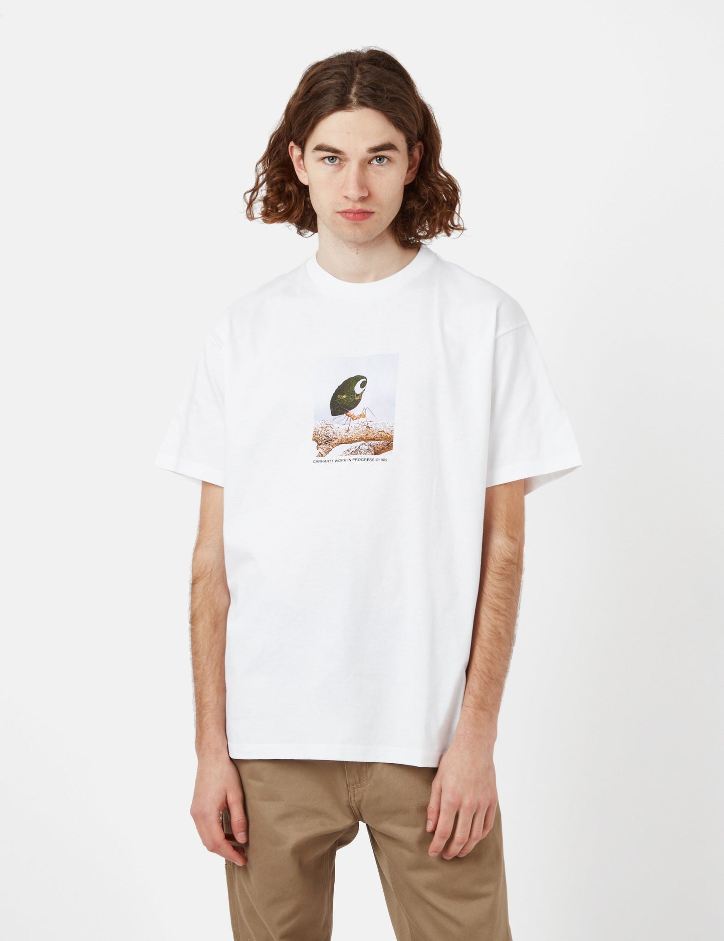 T-shirt Antleaf (biologique) - Blanc