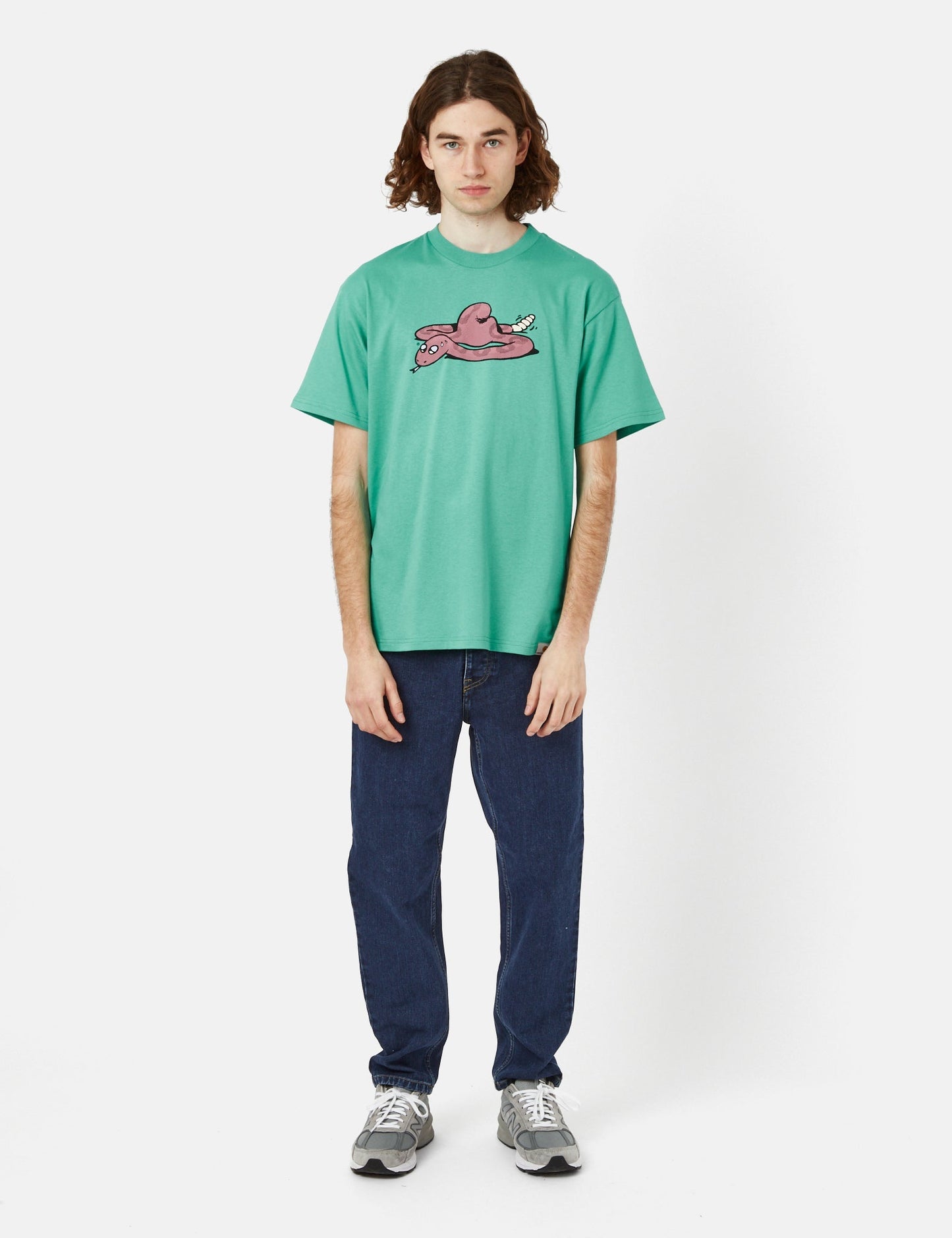 Snek T-Shirt (Bio) - Aquagrün