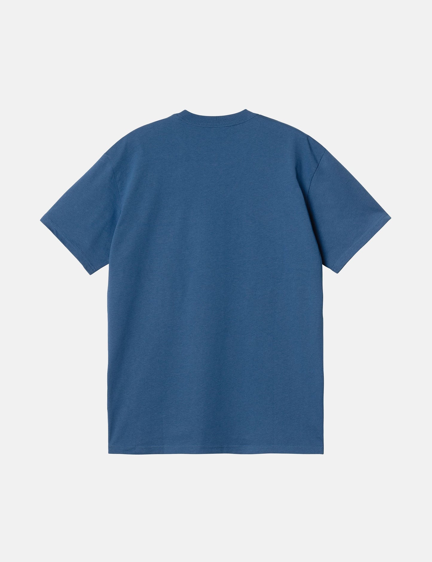 T-shirt Pocket Heart (ample) - bleu Liberty