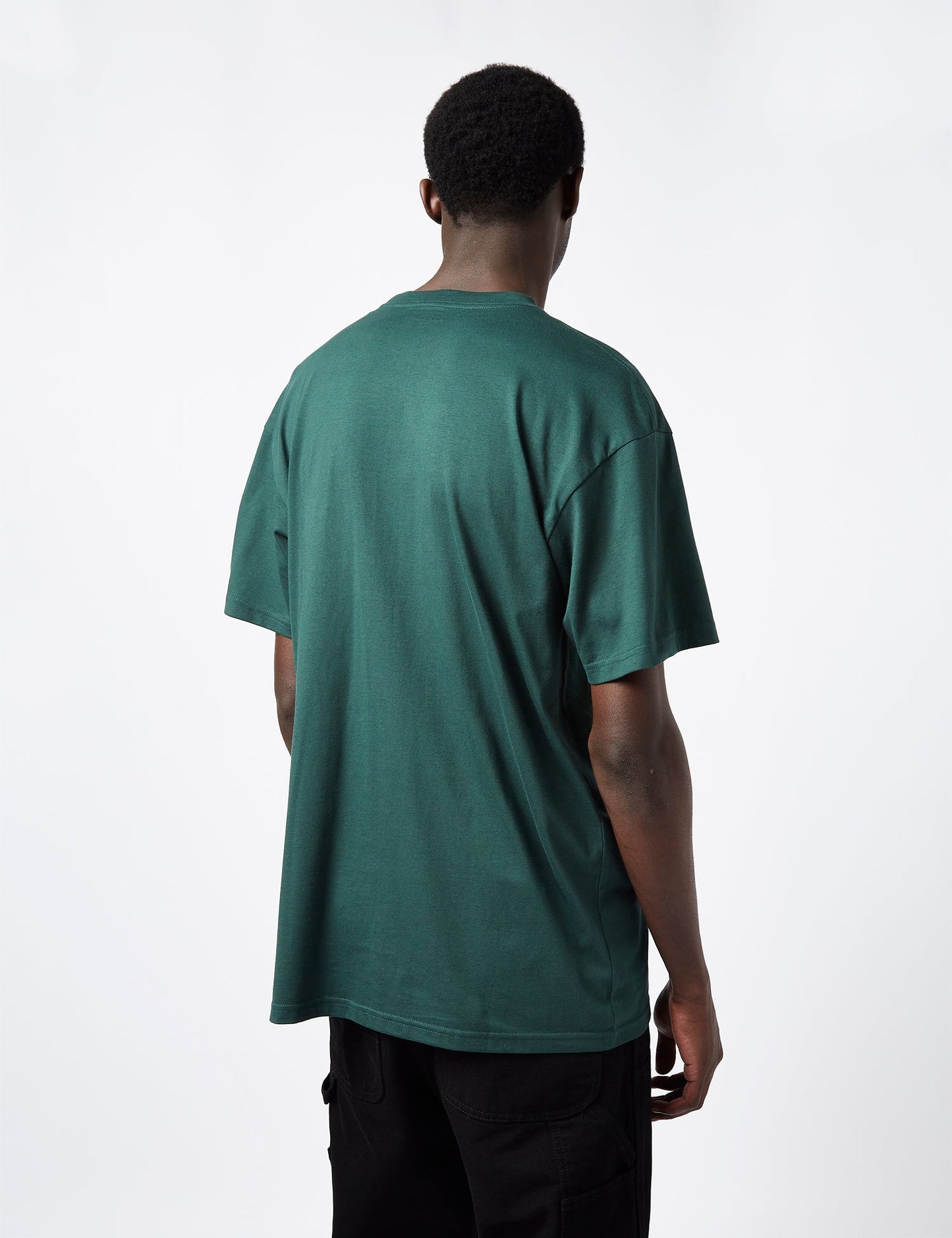 T-shirt Cœur de poche (ample) - Vert Découverte