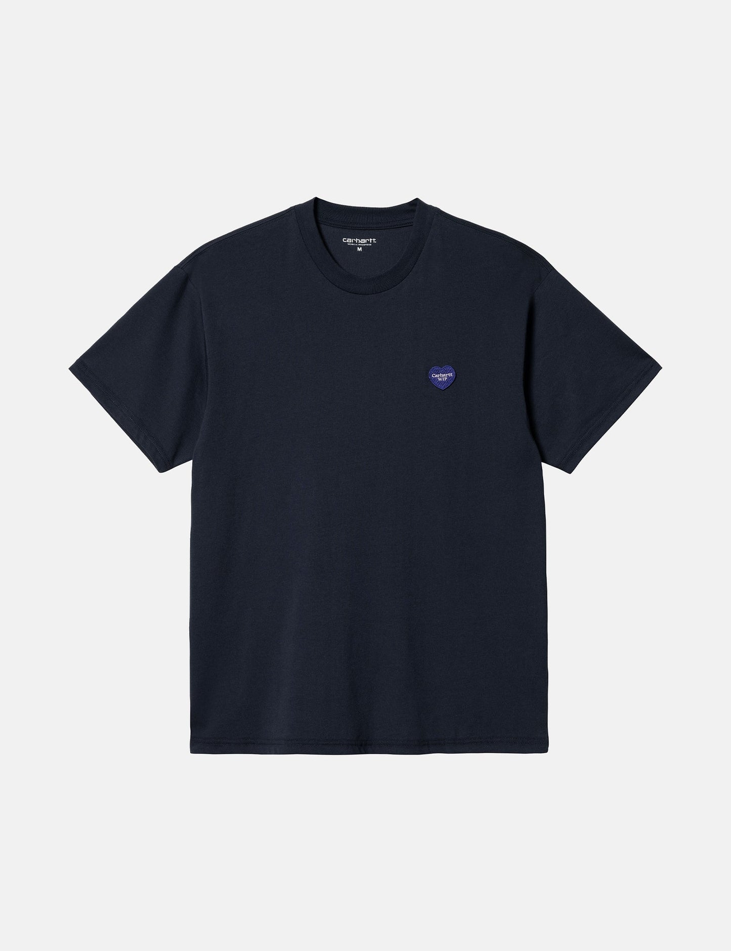 Doppelherz T-Shirt (Bio) - Blau
