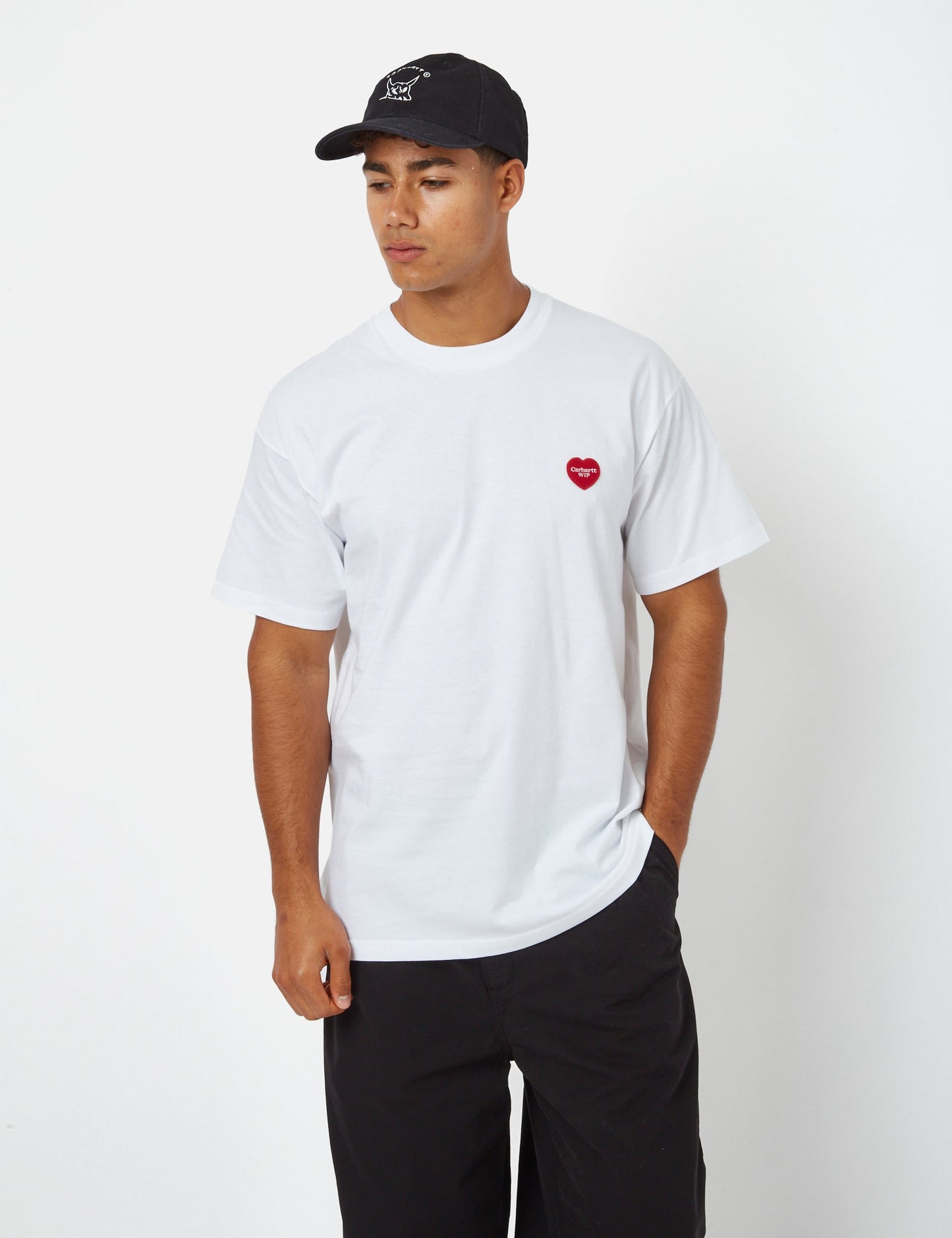 Doppelherz T-Shirt (Bio) - Blau