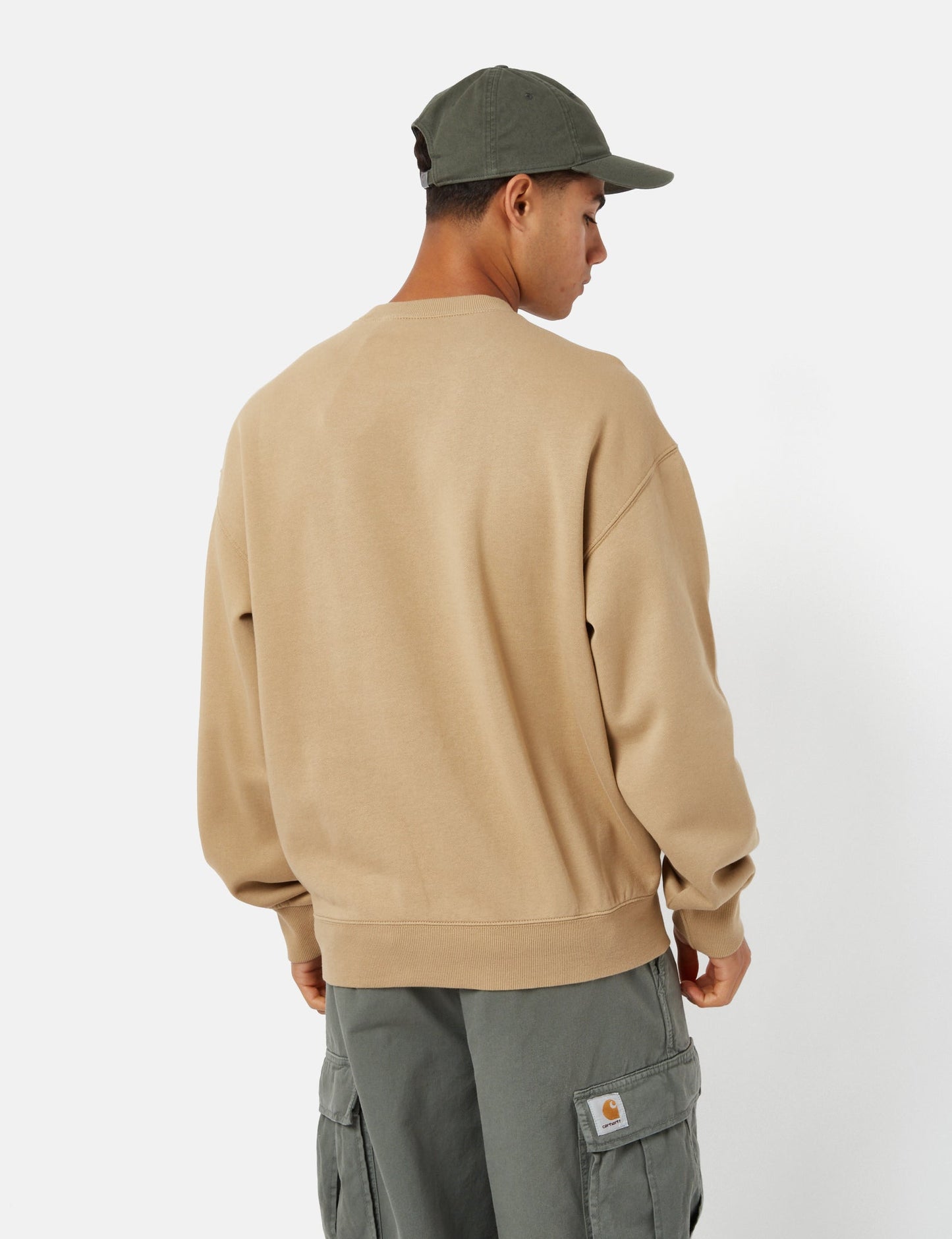 Sweatshirt mit Herz-Applikation – Dusty Hamilton Brown