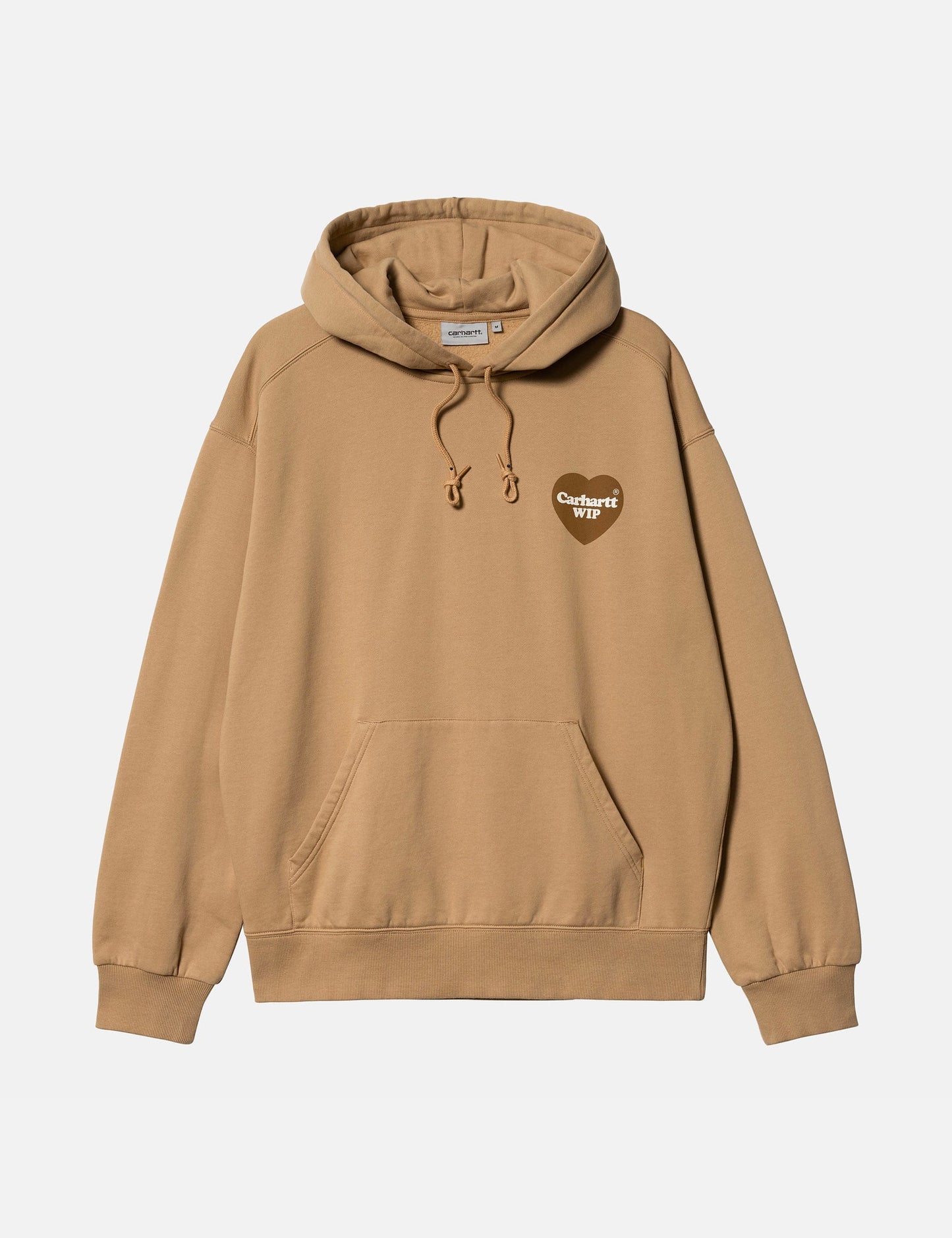 Kapuzenpullover mit Herzaufnäher – Dusty Hamilton Brown