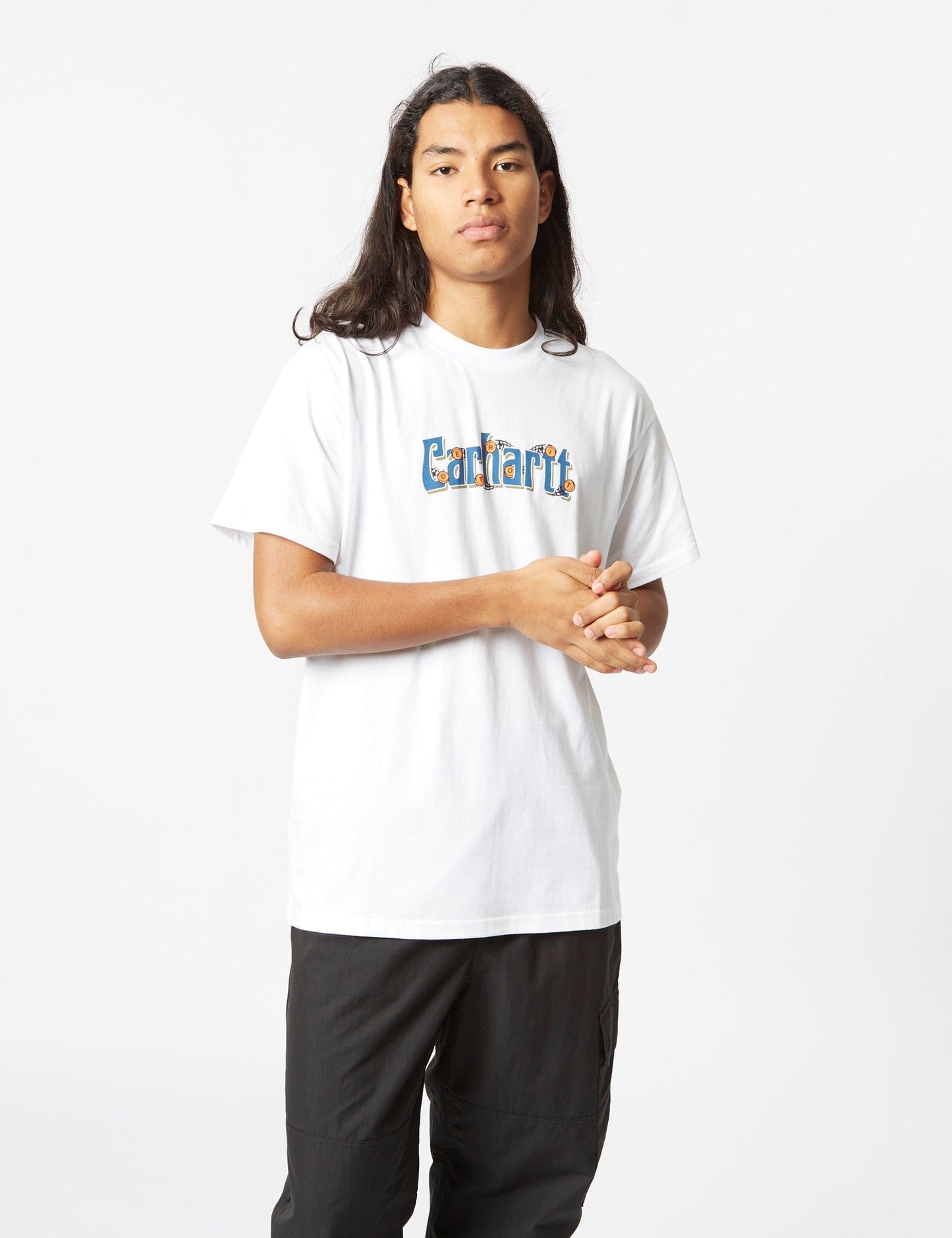 T-shirt Spin Script (ample) - Violet cassis