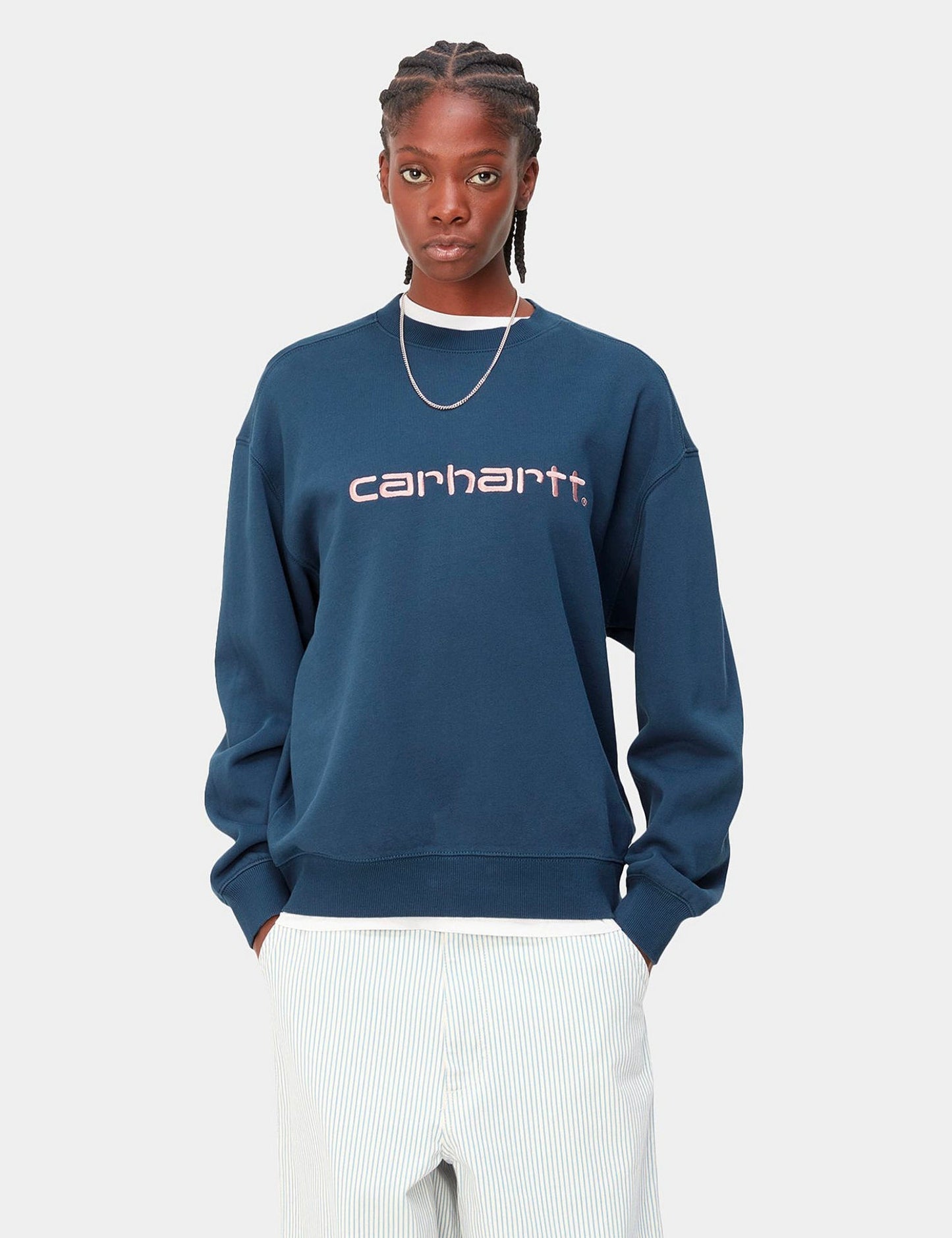 Sweat-shirt Femme - Gris Cendré/Rocket