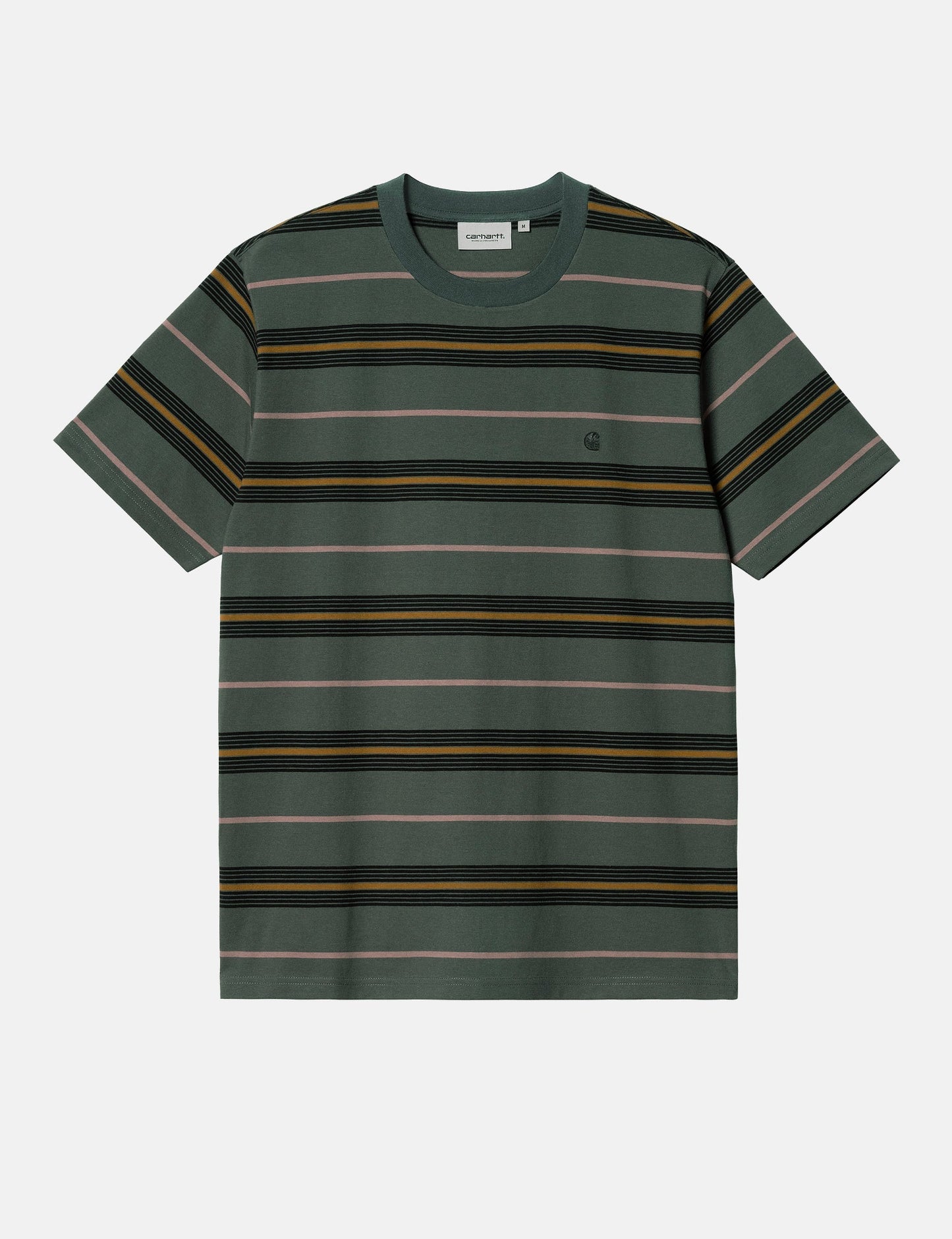 T-shirt rayé Haynes - Vert Jura