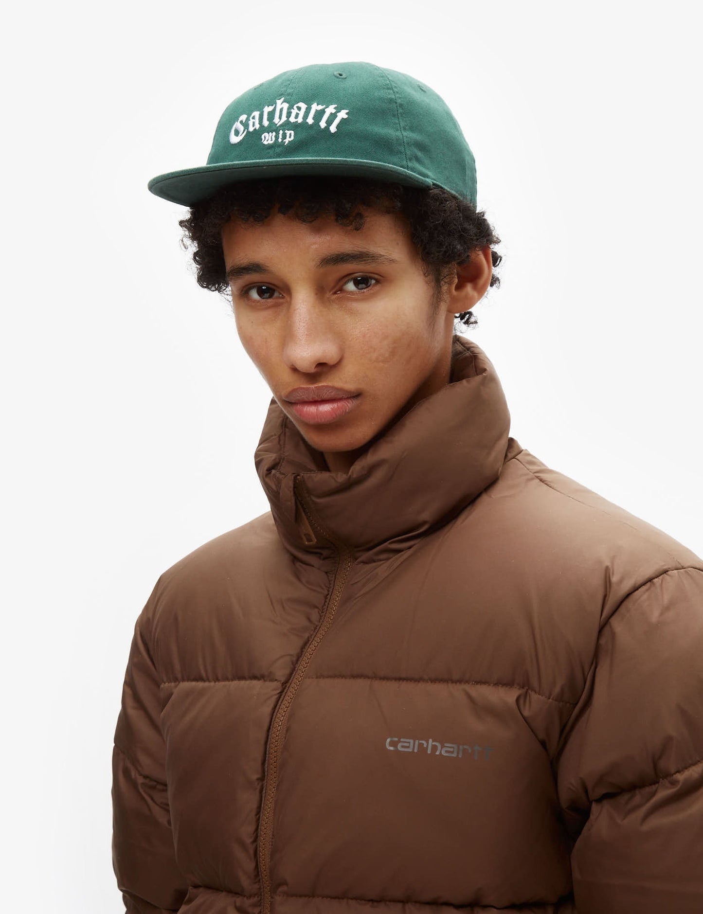 Onyx 6-Panel-Cap – Kerbelgrün/Weiß